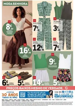 Pré-visualização E.Leclerc folheto Não Alimentar válido de 04.06.2026 | Página: 12 | Produtos: Saia, Blusa, Camisola, Mangas