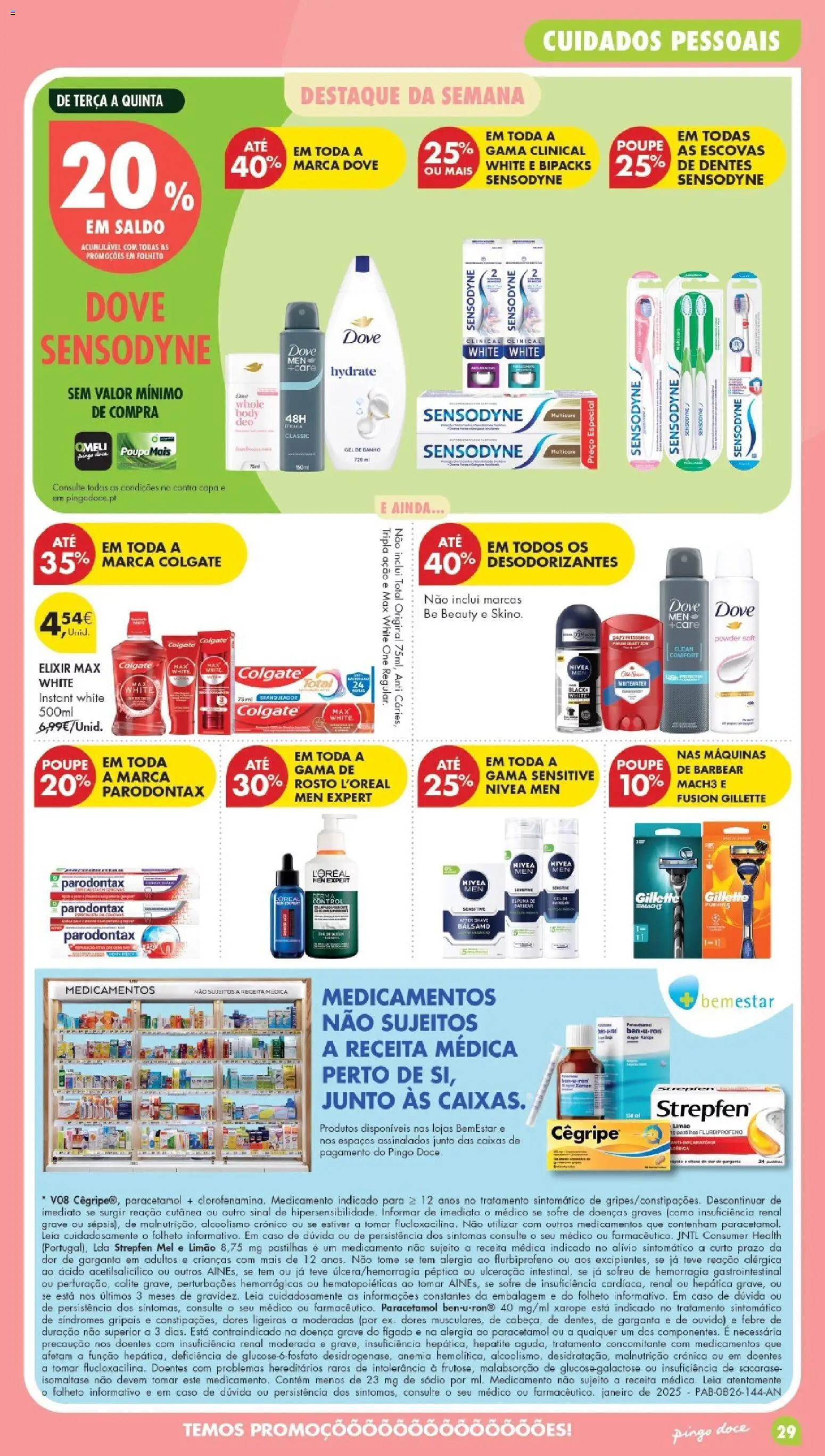 Pingo Doce Poupe Esta Semana Lojas Grandes │ válido de 29/09/2026 | Página: 29 | Produtos: Fígado, Banho, Mel, Xarope