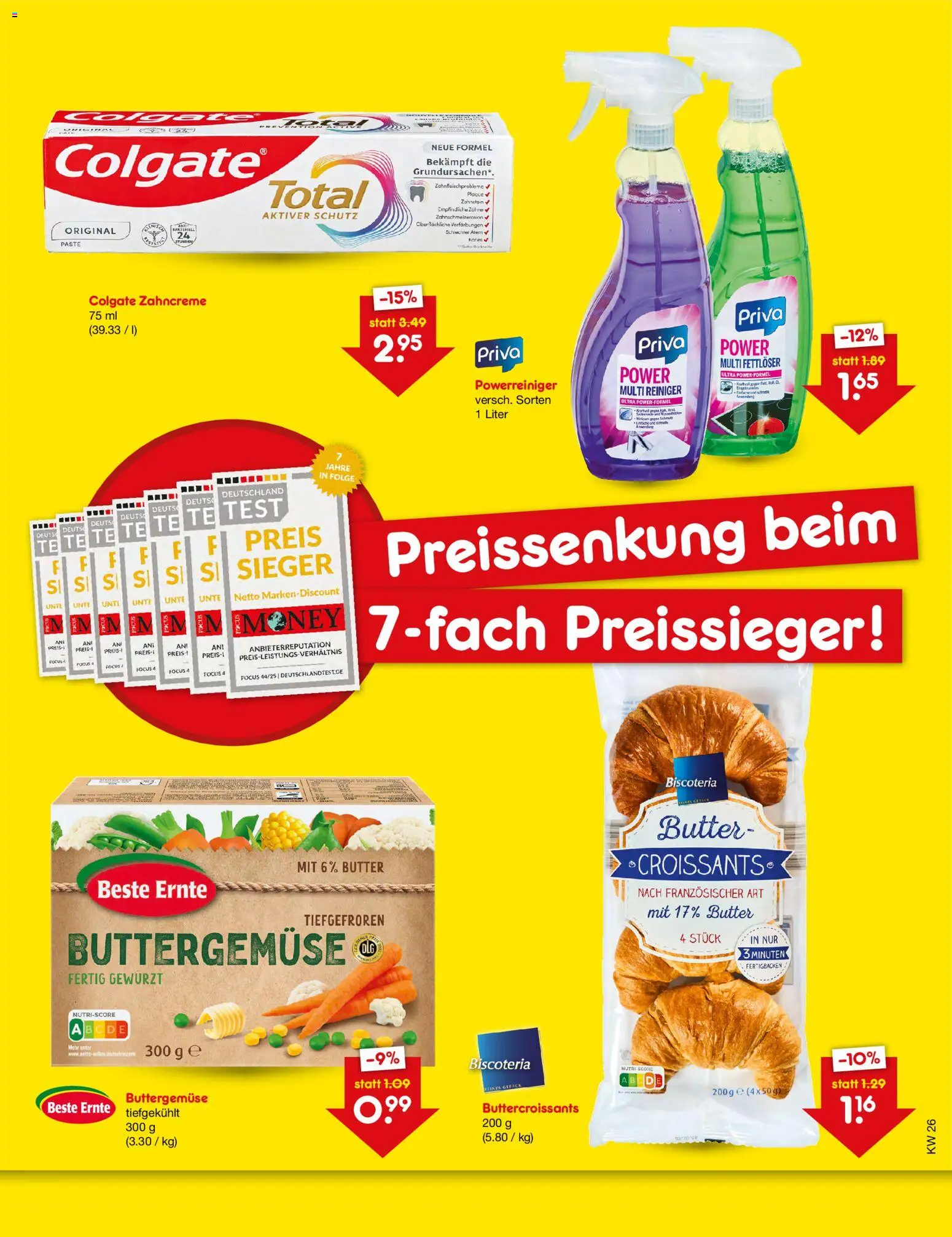Netto Marken-Discount Preissenkung auf Dauer – gültig ab 23.06.2026 | Seite: 2 | Produkte: Butter