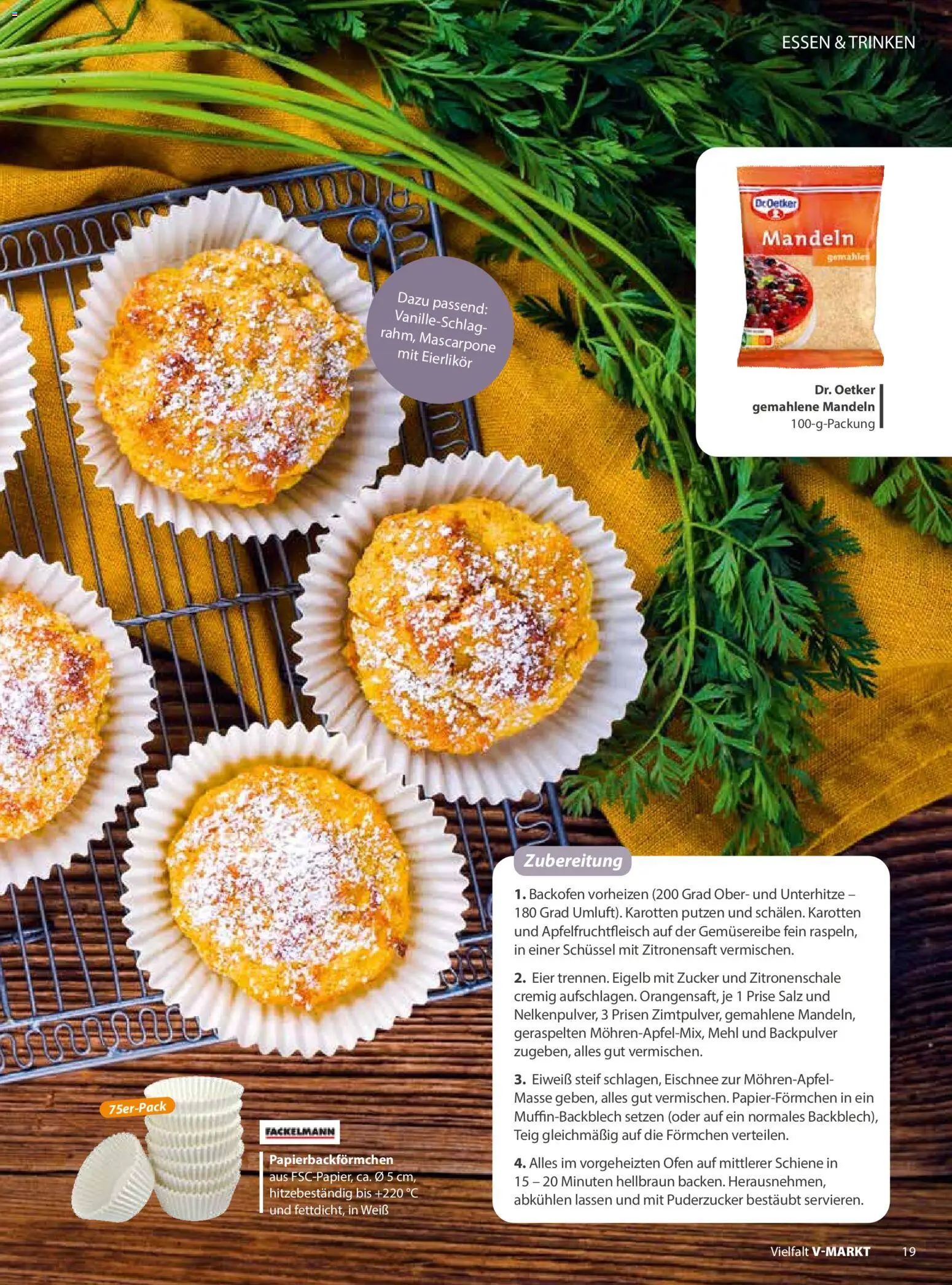 V-Markt Vielfalt Mai / Juni – gültig ab 01.05.2026 | Seite: 19 | Produkte: Mehl, Eier, Zucker, Backofen