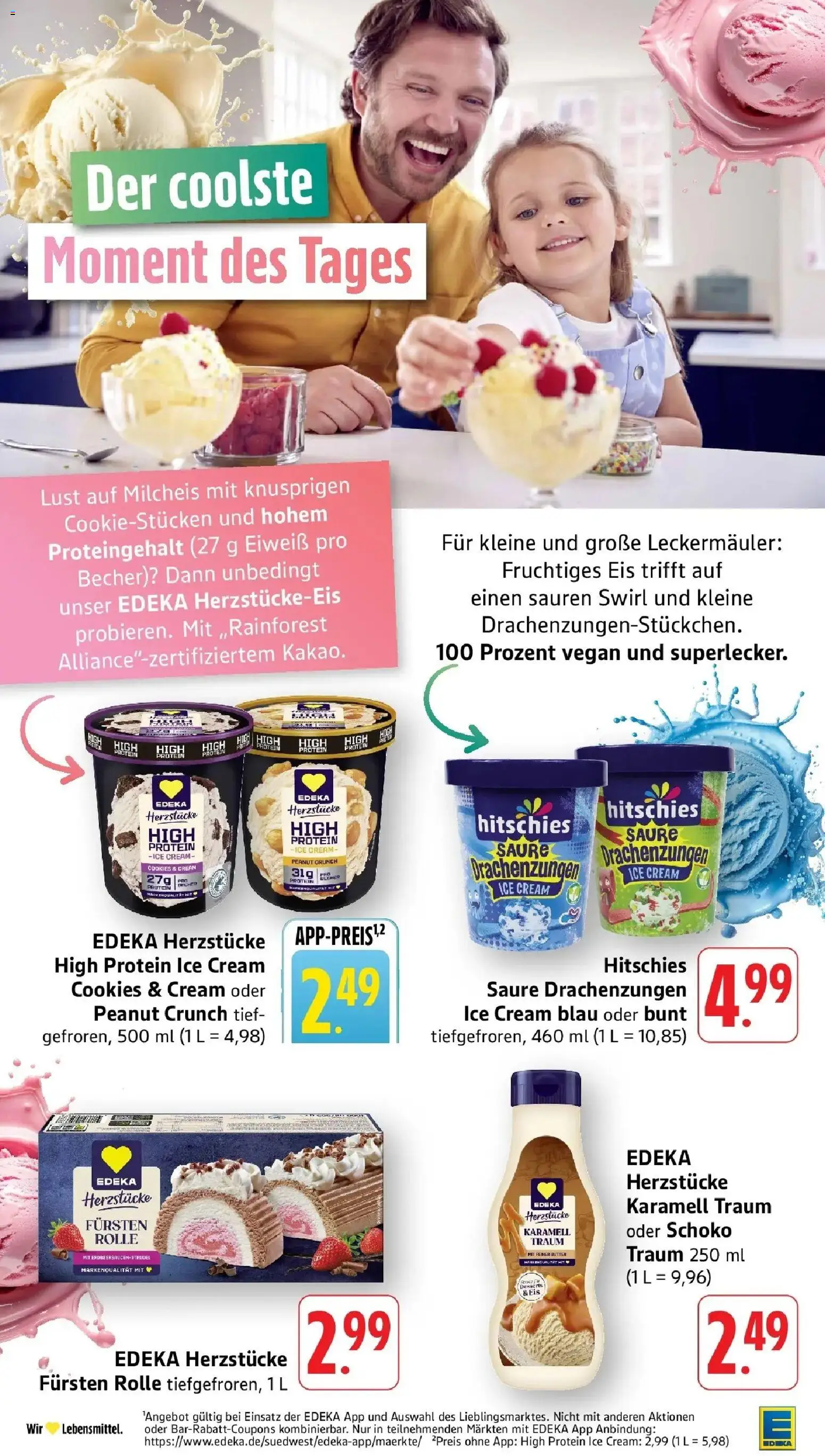 Edeka Prospekt Trier – gültig ab 08.06.2026 | Seite: 24 | Produkte: Butter, Eis
