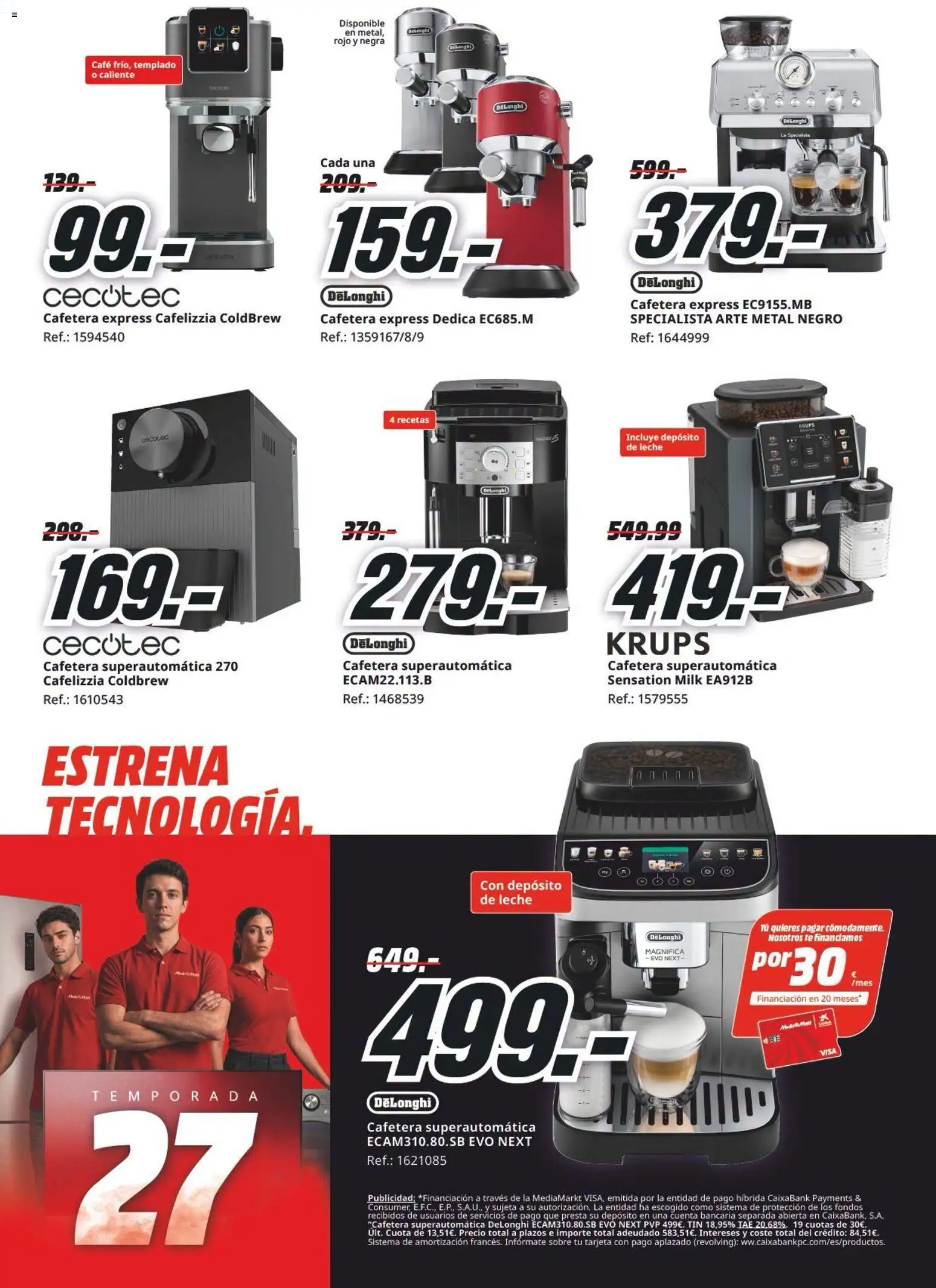 Media Markt folleto │ válido desde el 24/07/2026 | Página: 14 | Productos: Leche, Café, Té, Cafetera