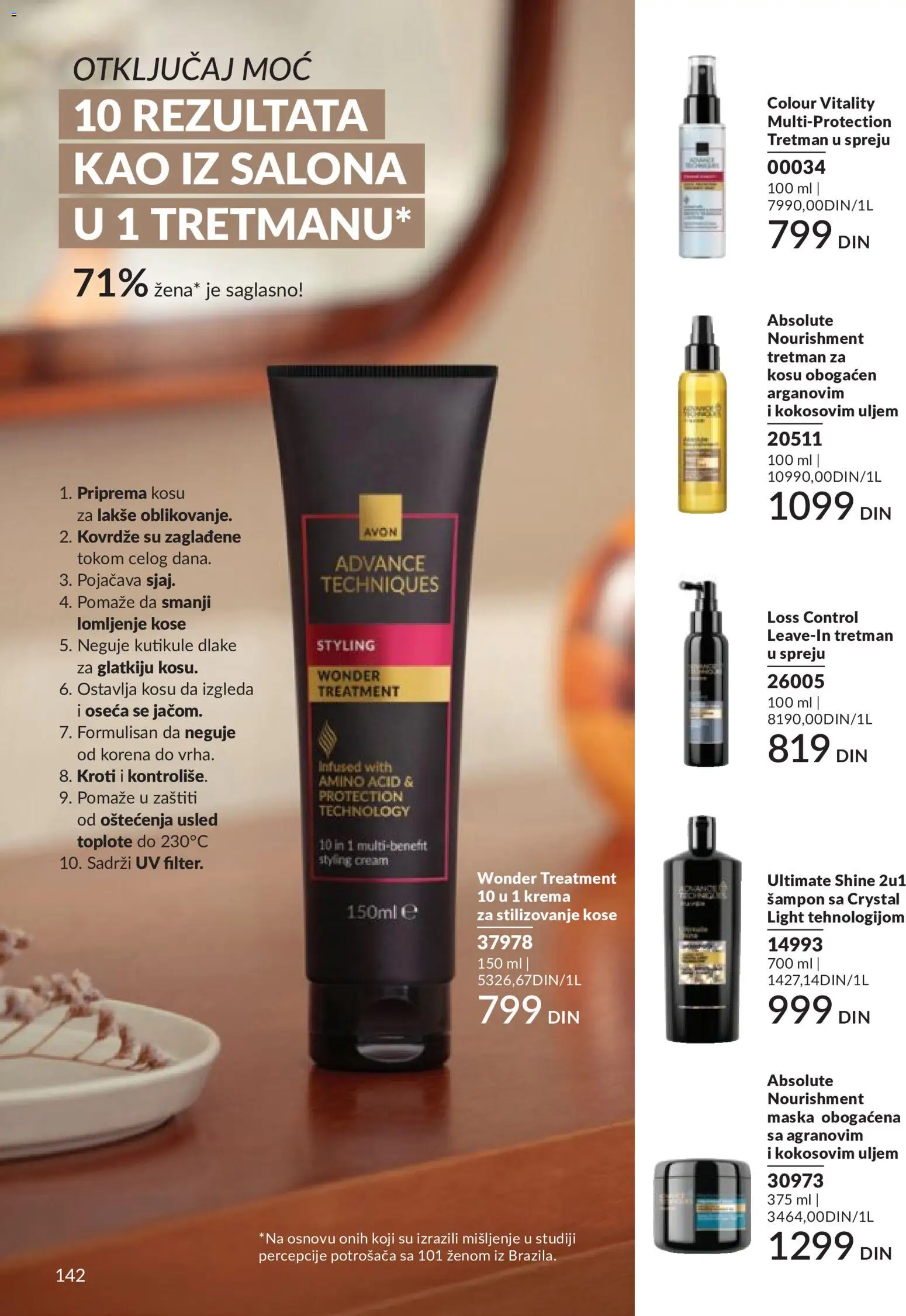 AVON katalog - važi od 01.05.2026 | Strana: 142 | Proizvode: Šampon, Maska za kosu, Krema, Maska