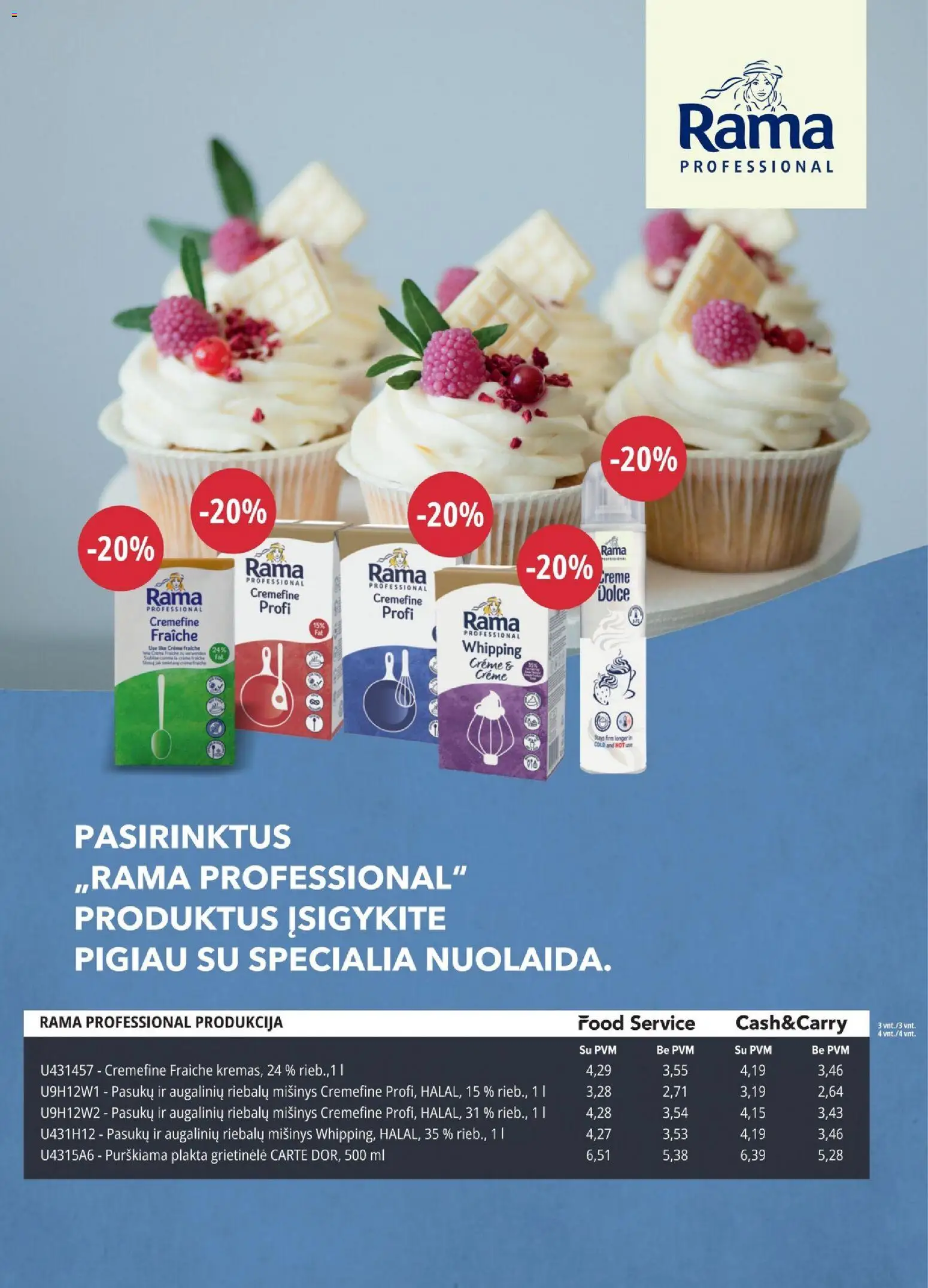 ePromo akcijos nuo 2026.03.01 | Puslapis: 11 | Prekių: Grietinėlė