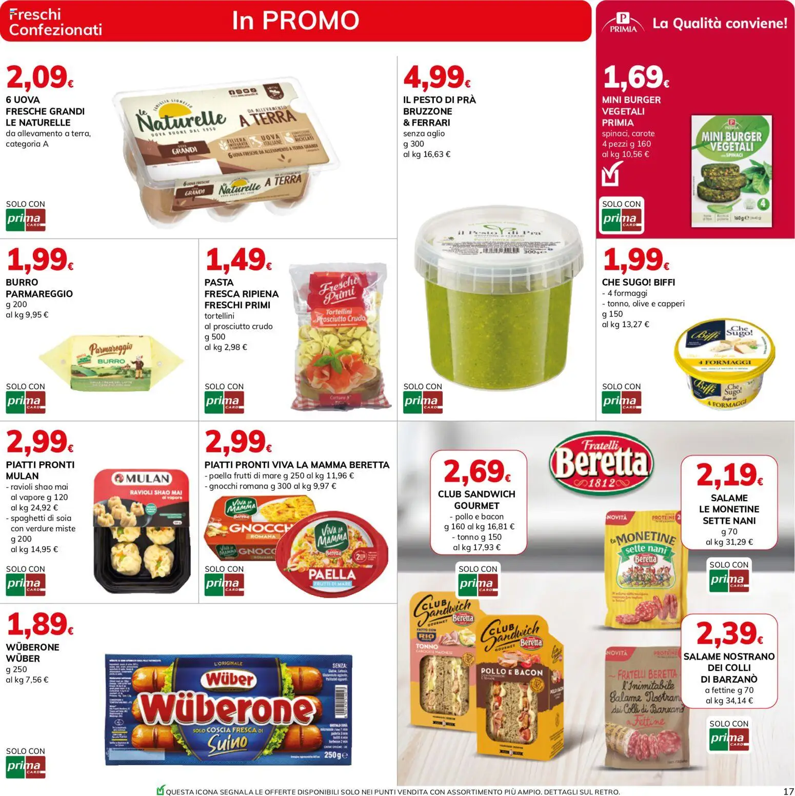 Volantino Basko del 21/08/2026 | Pagina: 17 | Prodotti: Piatti pronti, Burro, Sugo, Terra