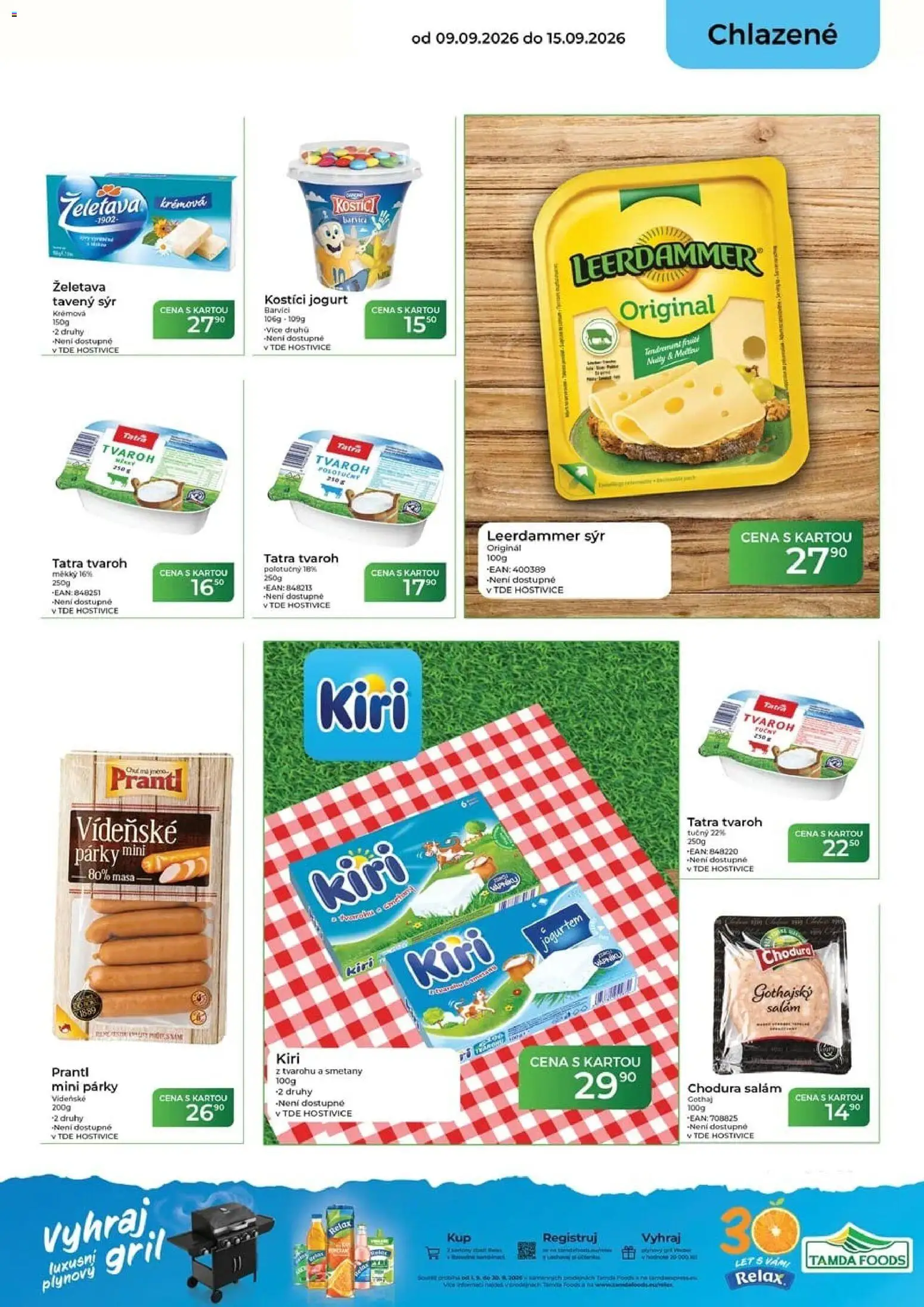Tamda Foods leták od 16.09.2026 | Strana: 19 | Produkty: Jogurt, Tvaroh, Gril, Gothajský salám