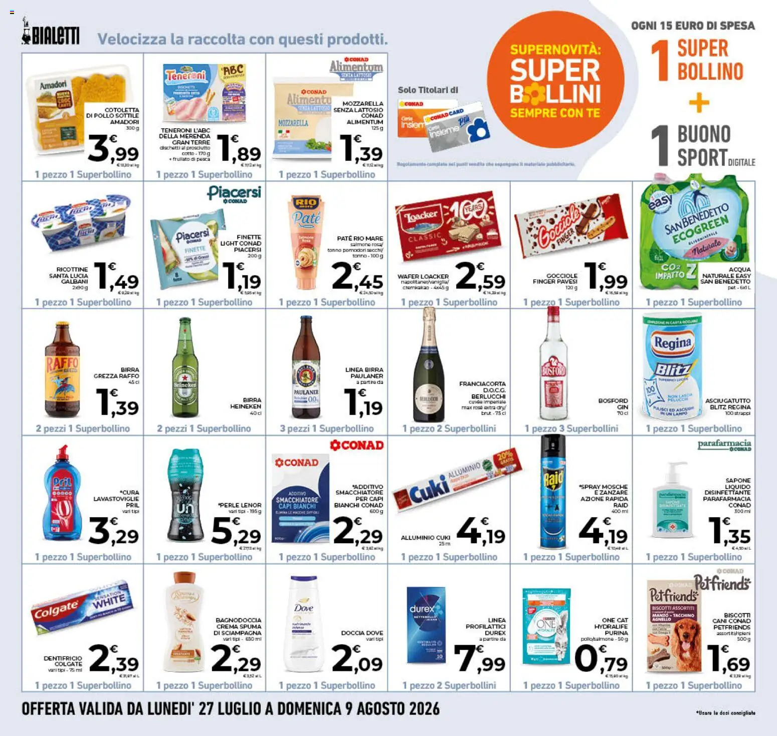 Volantino Conad del 29/07/2026 | Pagina: 22 | Prodotti: Paté, Birra, Agnello, Bagno