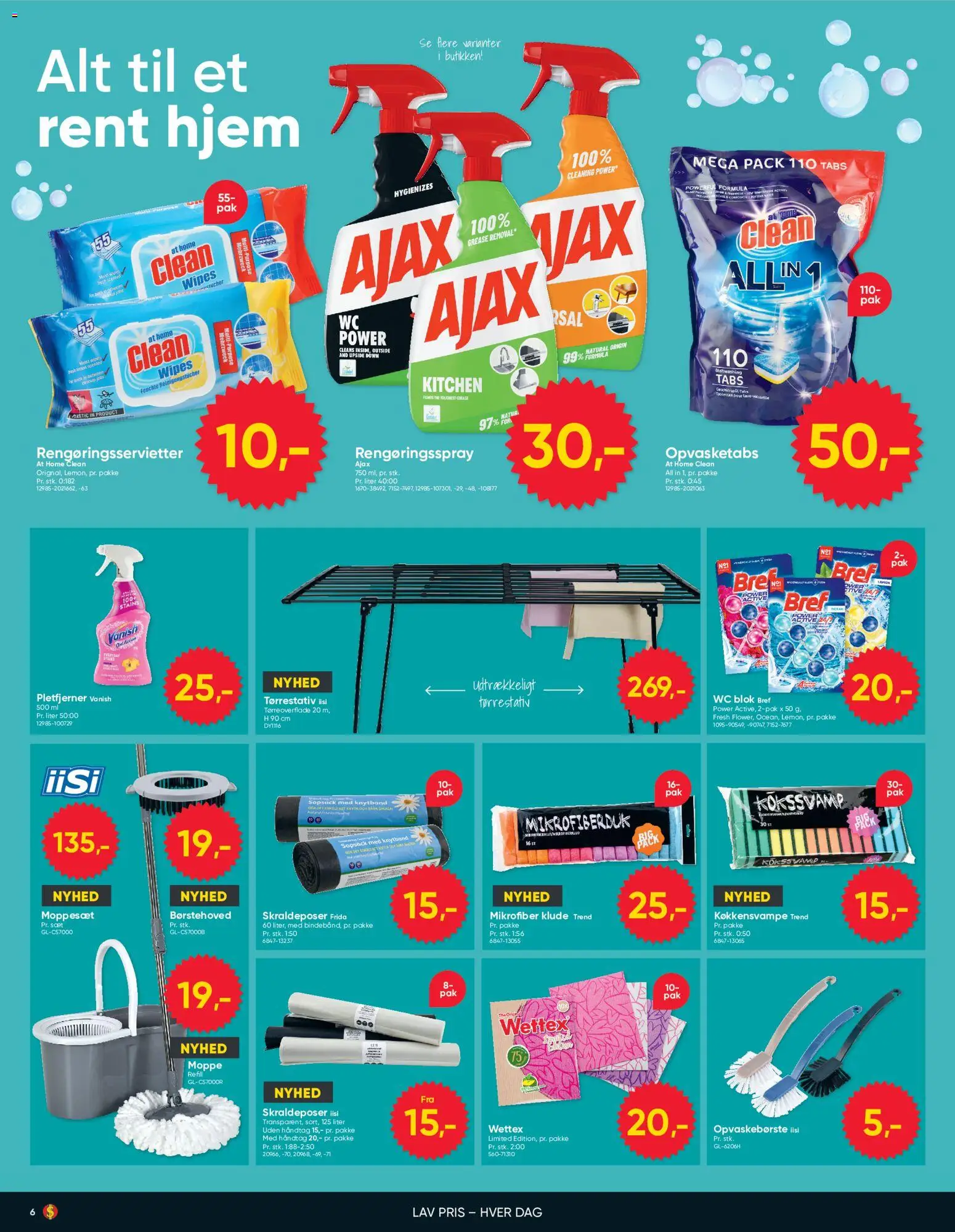 Bigdollar tilbudsavis – gyldig fra 07/08/2026 | Side: 6 | Produkter: Pletfjerner, WC blok