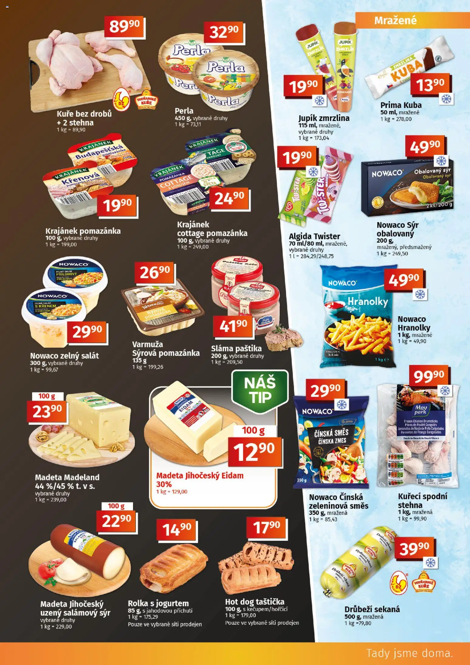 Coop leták - Tuty od 15.07.2026 | Strana: 3 | Produkty: Zmrzlina, Sekaná, Pomazánka, Perla