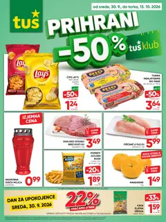 Tuš katalog akcije – veljaven od 30.09.2026