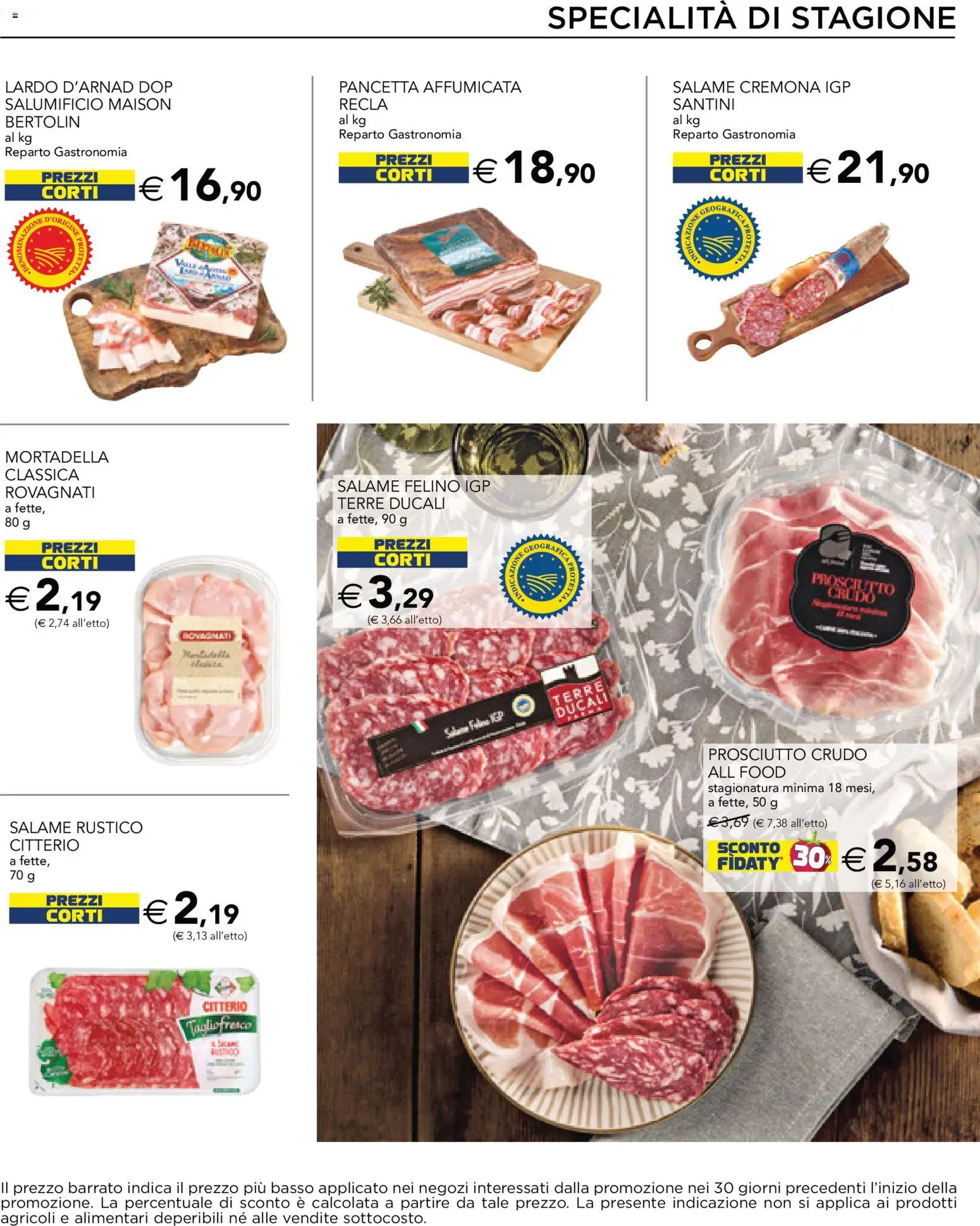 Volantino Esselunga S del 24/09/2026 | Pagina: 9 | Prodotti: Prosciutto Crudo, Salame, Pancetta, Specialità