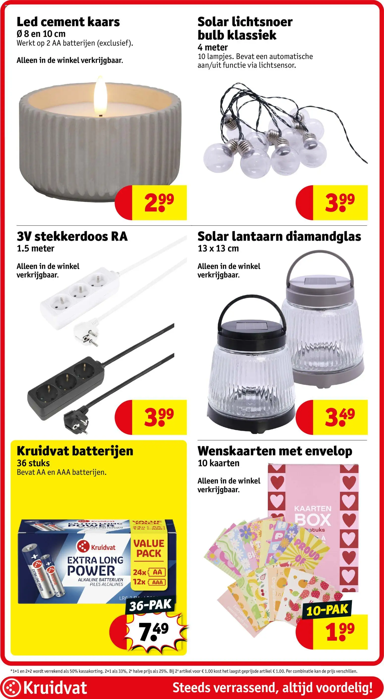 {H1} | Pagina: 81 | Producten: Kaars, Kan, Stylo, Batterijen