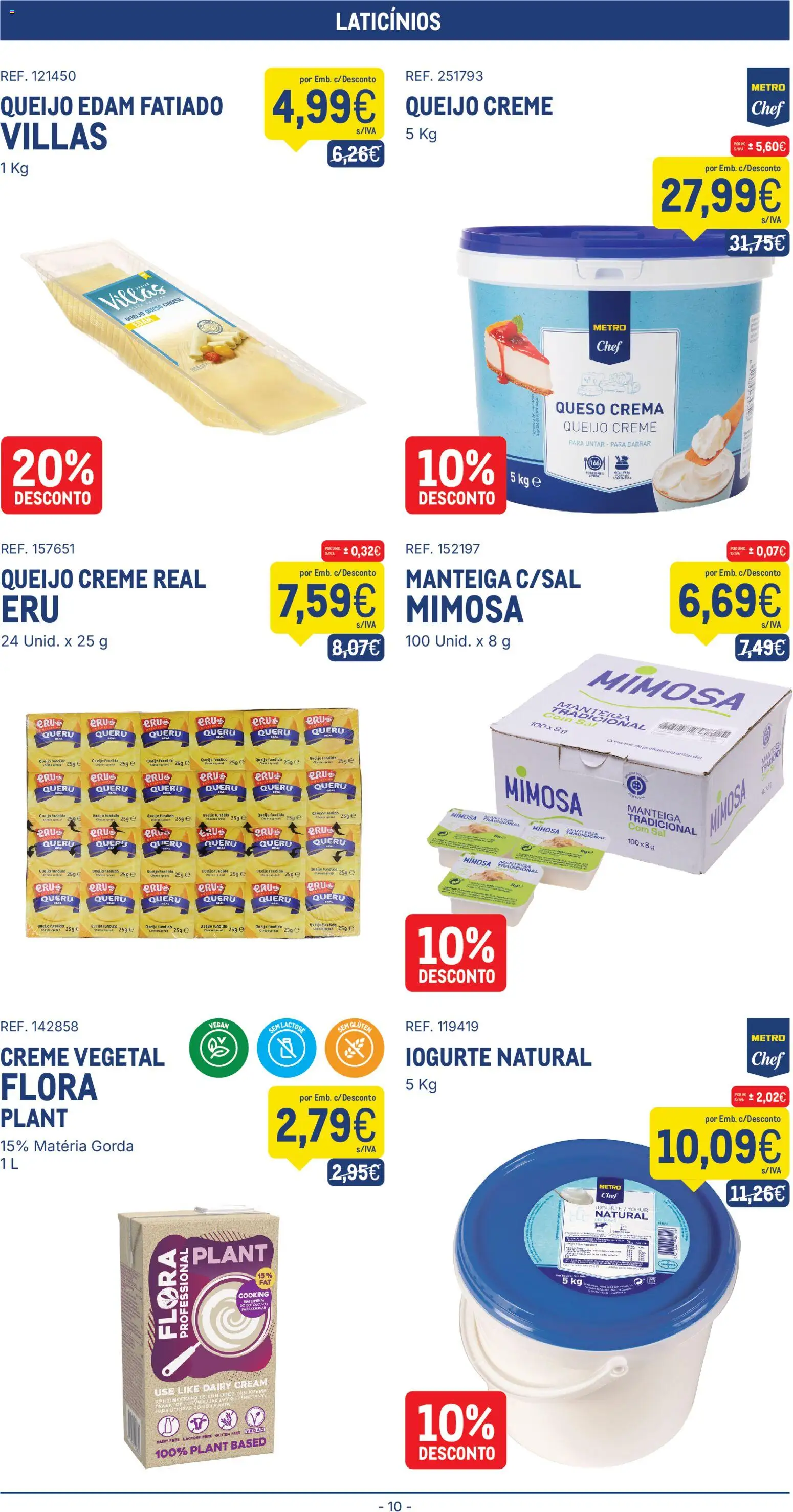 Makro folheto │ válido de 23/06/2026 | Página: 10 | Produtos: Sal, Iogurte, Pá, Creme