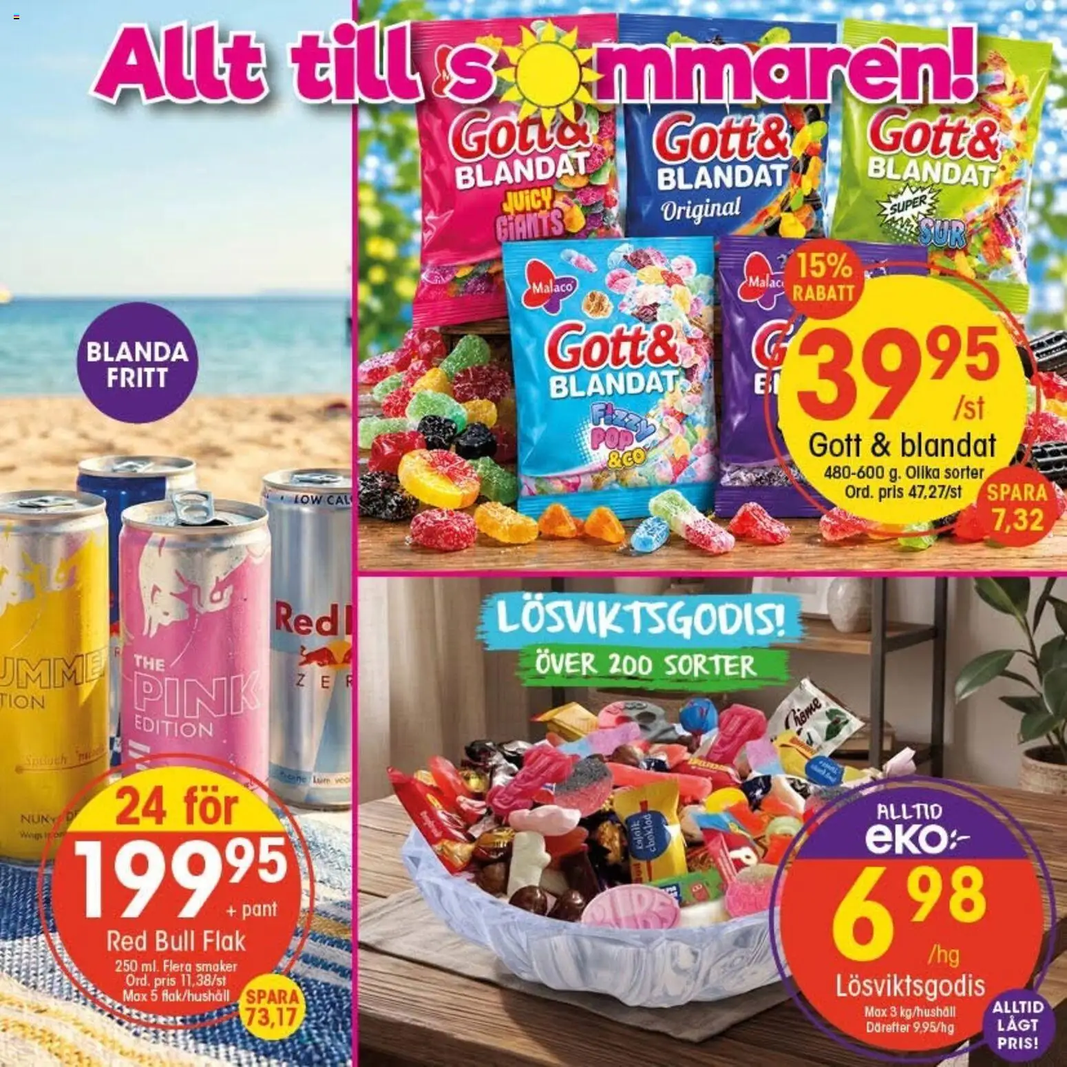 EKO reklamblad aktuell från 23/06/2026 | Sida: 7 | Produkter: Red bull, Choklad