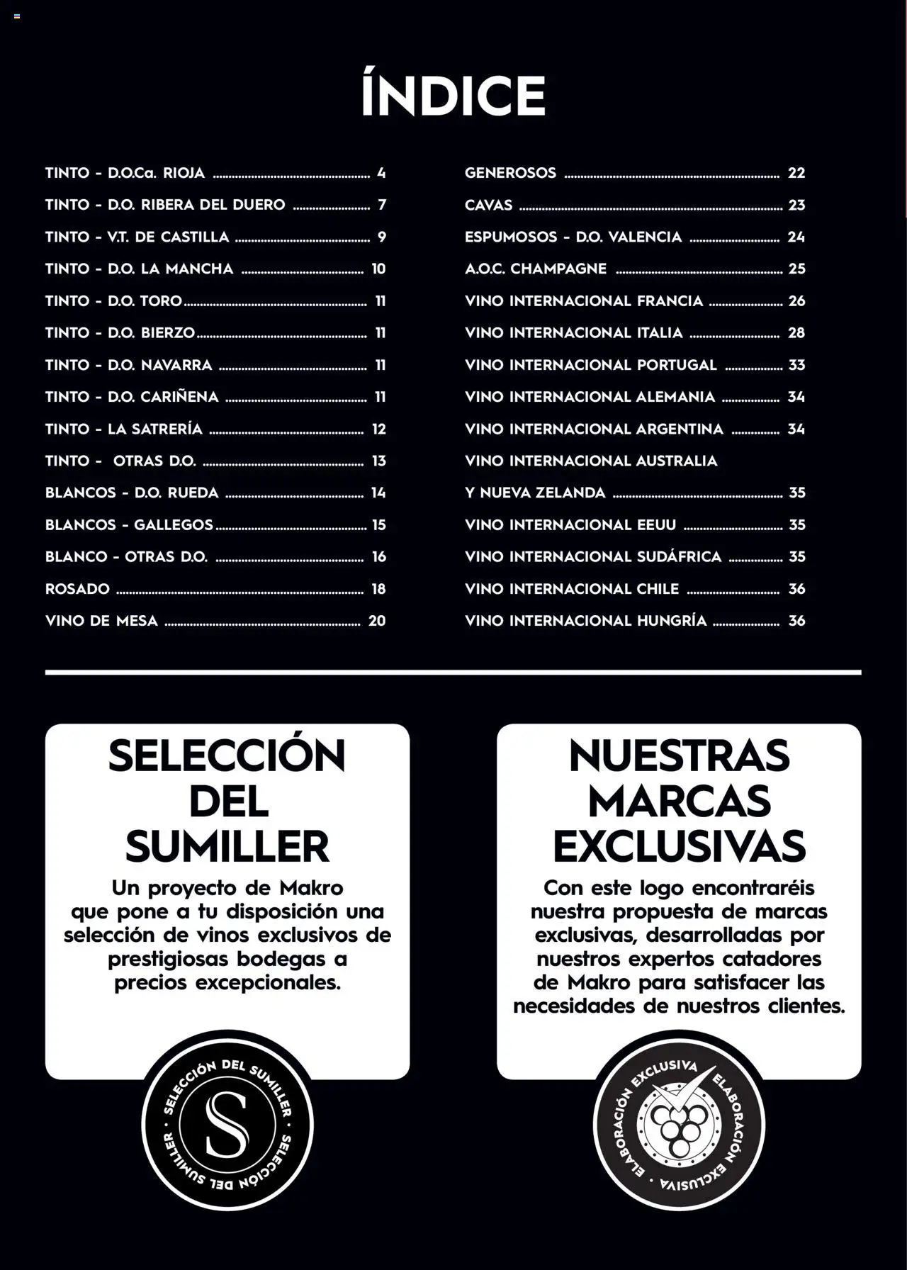 Makro Guia de vinos │ válido desde el 02/01/2025 | Página: 2 | Productos: Vino, Mesa