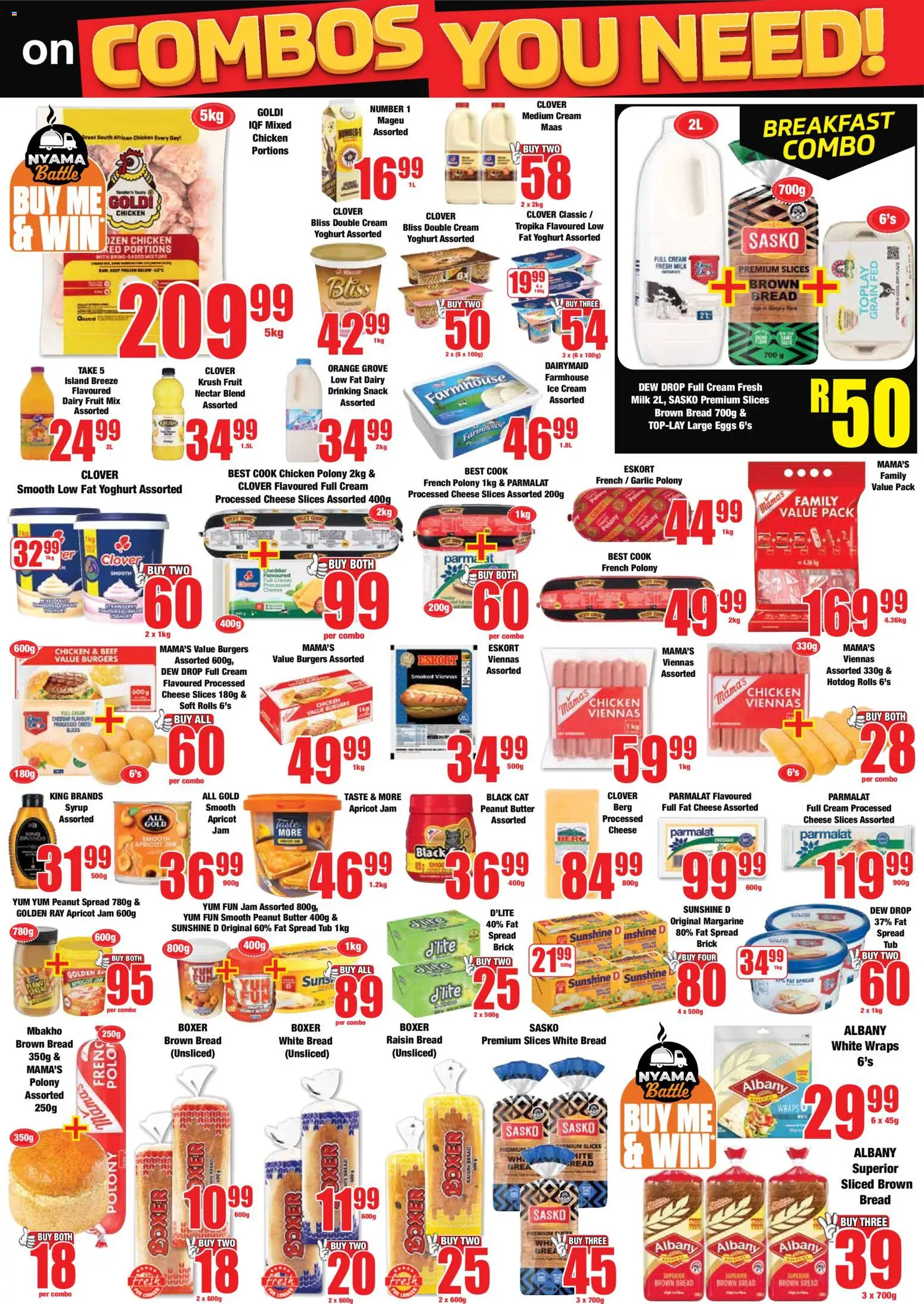 New Boxer catalogue – valid from 11.05.2026 | Page: 3 | Products: Chicken, Peanut butter, Ice cream, Syrup