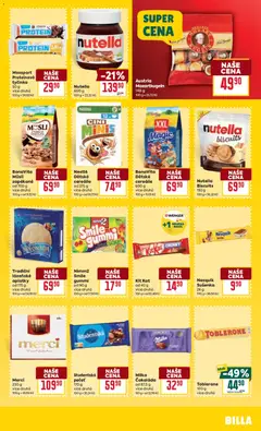 Náhled letáku Billa Velký leták od 29.04.2026 | Strana: 19 | Produkty: Cini minis, Čokoláda, Merci, Nutella
