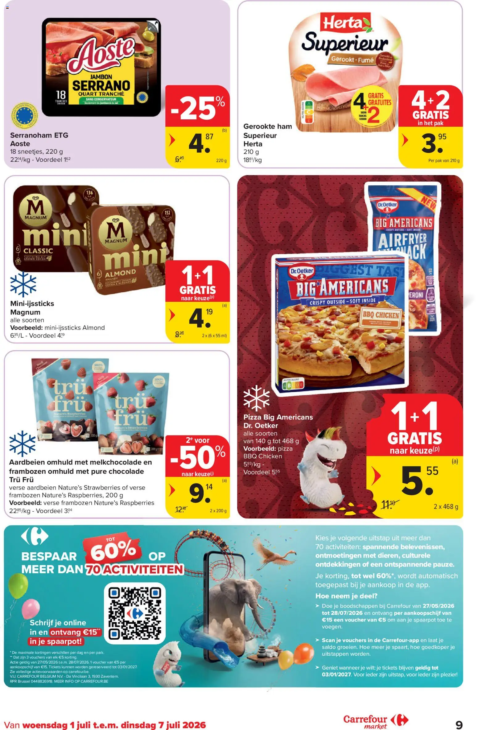 {H1} | Pagina: 9 | Producten: Ham, Pizza, Aardbeien, Chocolade