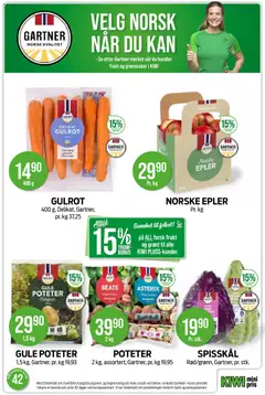 Forhåndsvisning av POTETER, 2 kg, assortert, Gartner gyldig fra 12/10/2026 | Side: 18