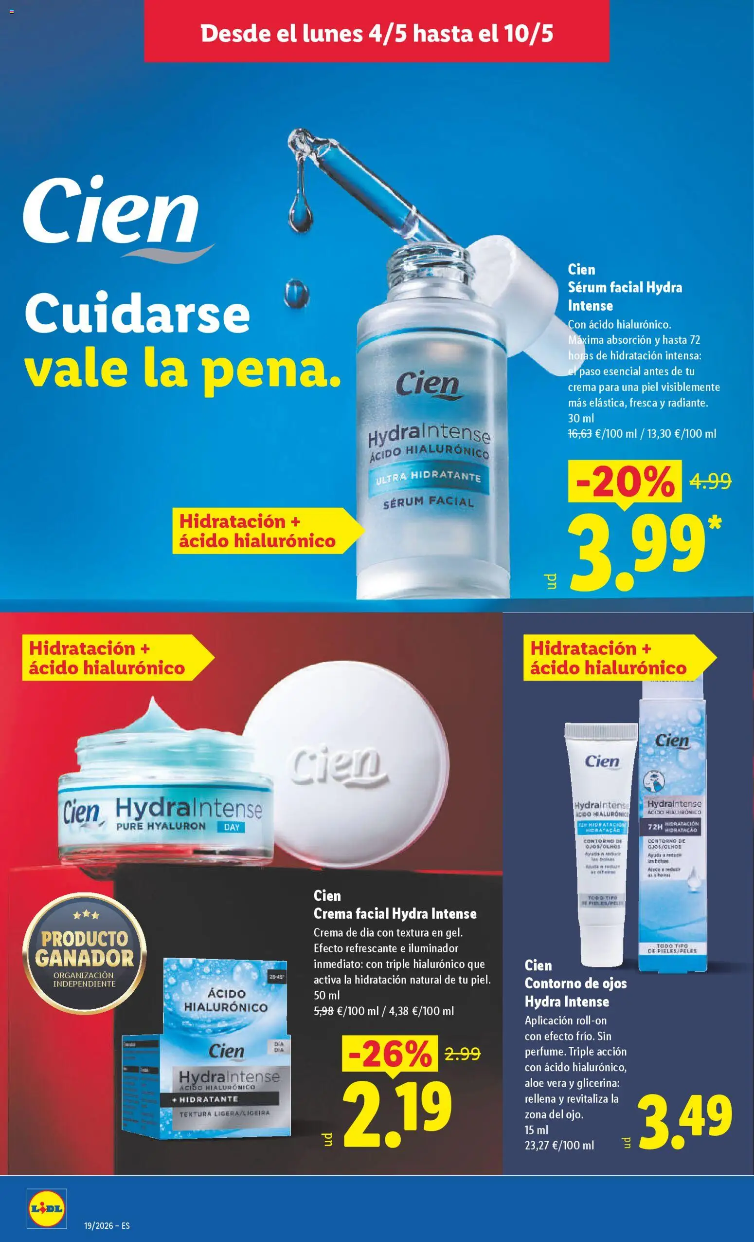 Lidl folleto │ válido desde el 04.05.2026 | Página: 20 | Productos: Iluminador, Crema facial, Crema, Crema de día
