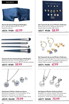 Ofertele Oriflame valabile de la 06.05.2026 | Pagină: 94 | Produse: Pungă, Cercei, Machiaj