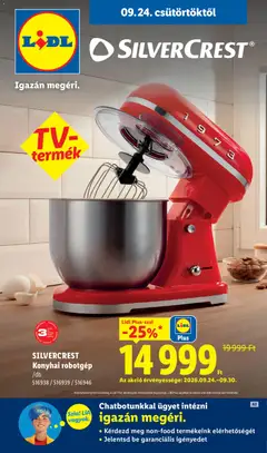 Lidl Nonfood kínálatunk - amely érvényes a következő dátumtól: 2026.09.24.