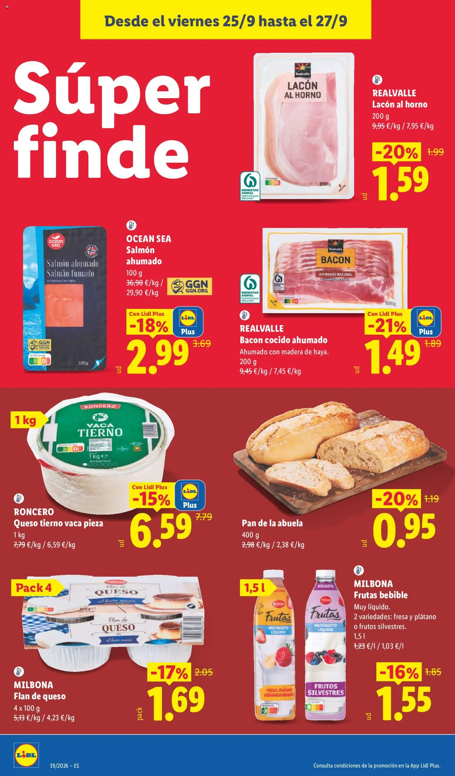Lidl folleto │ válido desde el 21/09/2026 | Página: 30 | Productos: Queso, Salmón, Horno, Bacon