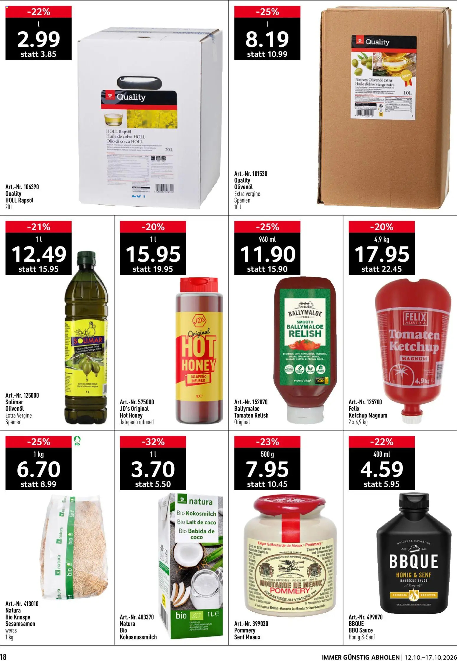 Prodega aktionen – gültig ab 12.10.2026 | Seite: 18