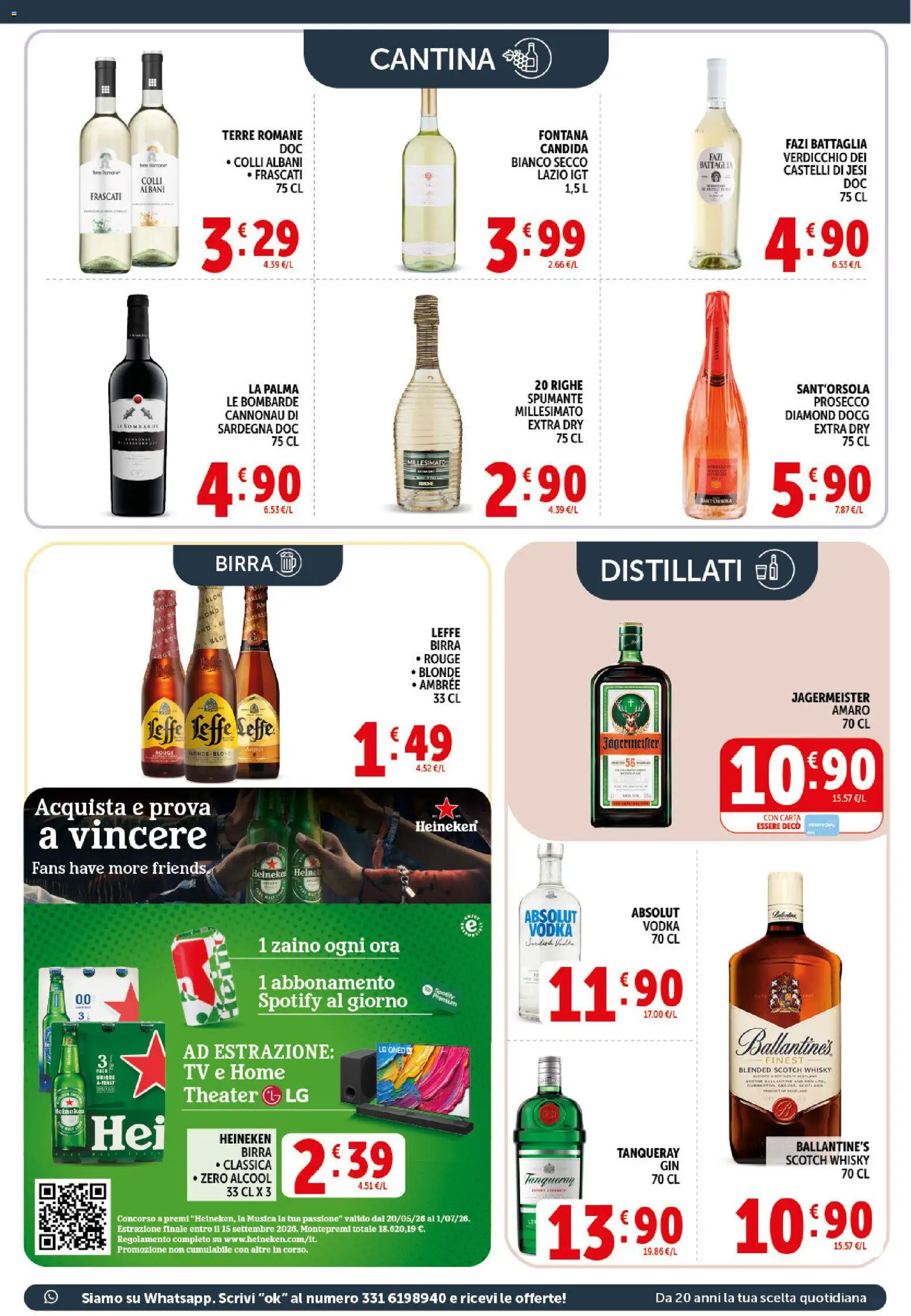 Volantino Decò del 20.05.2026 | Pagina: 17 | Prodotti: Birra, Whisky, Zaino, Spumante