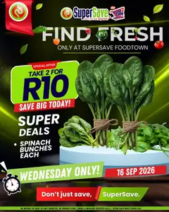 Super Save specials catalogue – valid from 16/09/2026