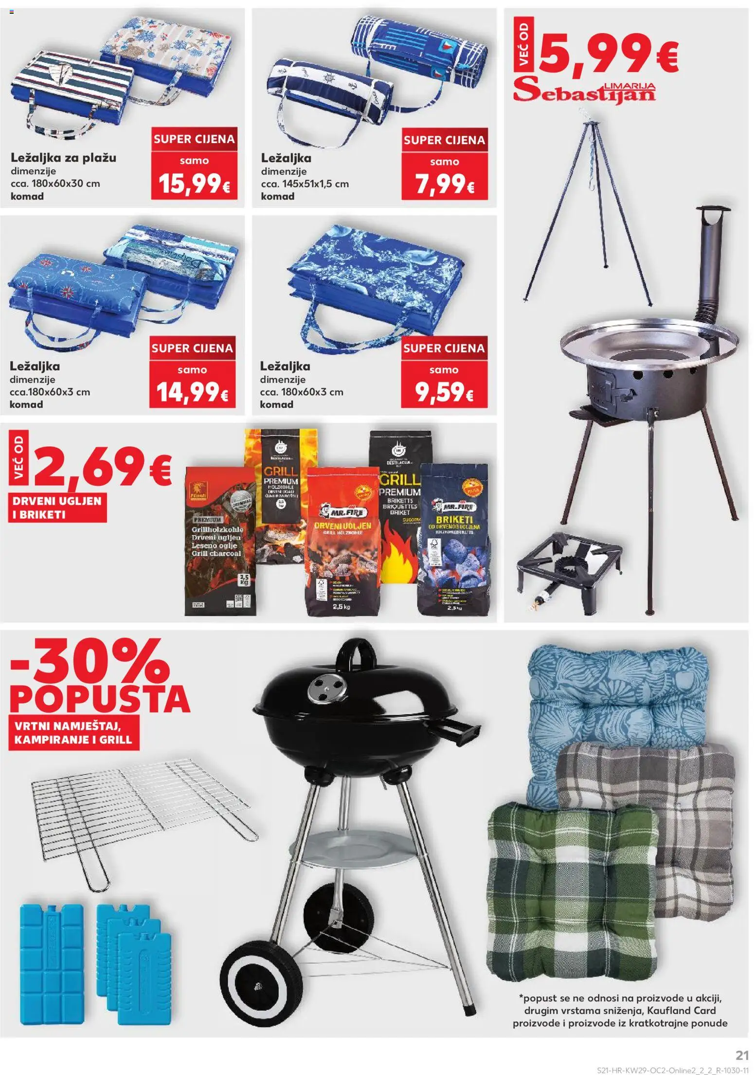 Kaufland HR akciós ujság - amely érvényes a következő dátumtól: 2026.07.15. | Oldal: 21 | Termékek: Grill