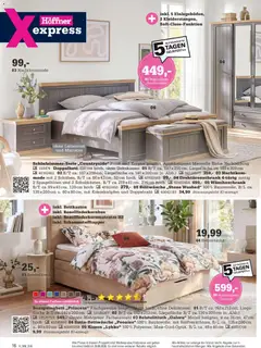 Höffner Prospekt ab 09.09.2026 gültig | Seite: 16 | Produkte: Beistelltisch, Lattenrost, Boxspringbett, Bettwäsche