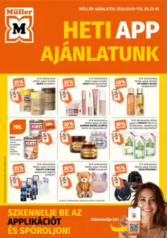 Müller akciós újság - amely érvényes a következő dátumtól: 18.05.2026