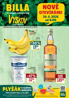 Náhled letáku Billa leták - Vyškov od 24.06.2026