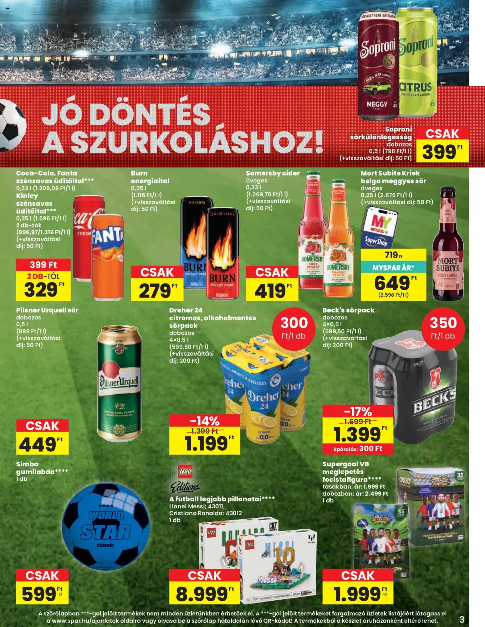 Spar akciós ujság - amely érvényes a következő dátumtól: 2026.07.02. | Oldal: 3