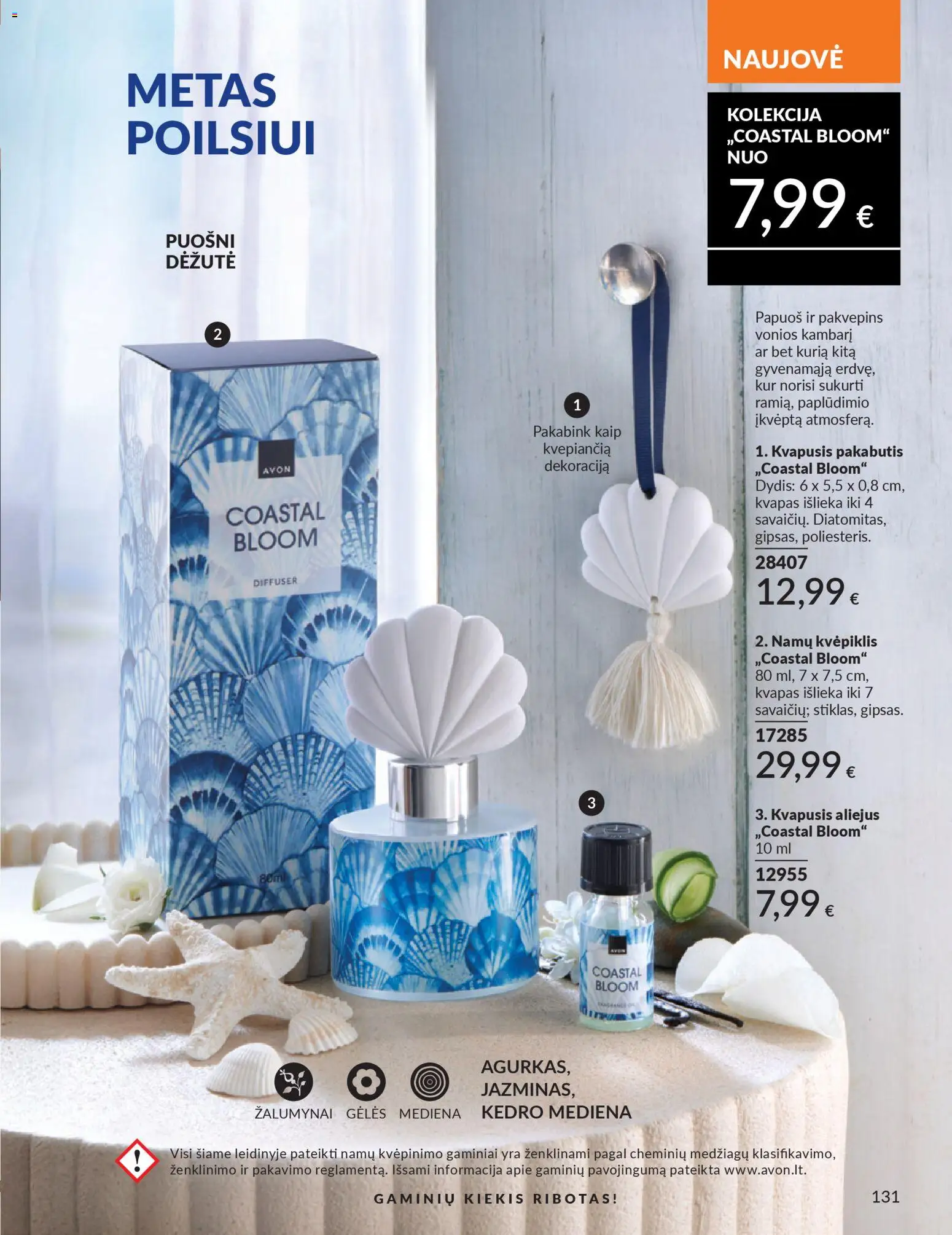 AVON akcijos nuo 2026.03.01 | Puslapis: 131 | Prekių: Kvapas, Aliejus