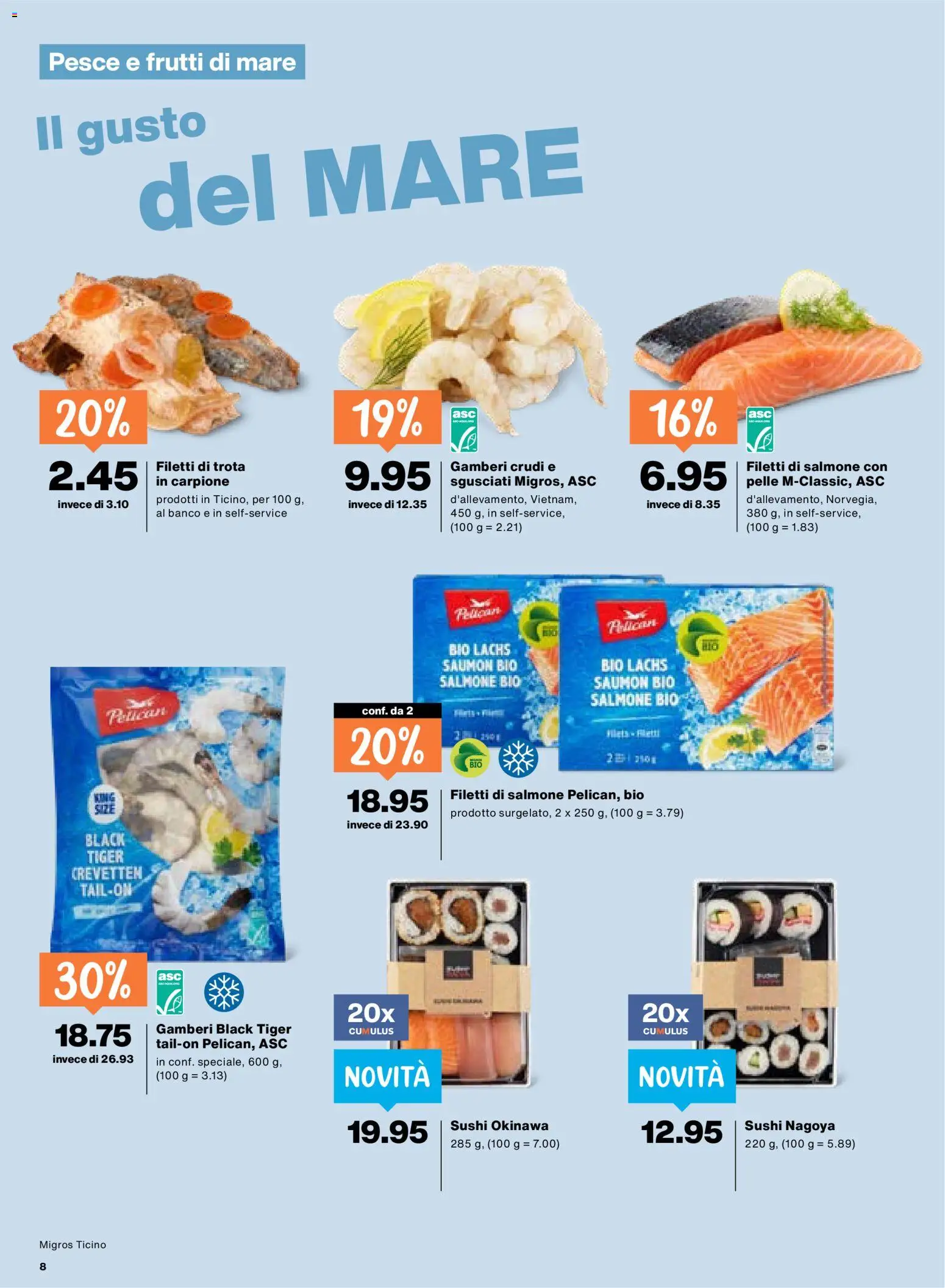 Migros aktionen IT – gültig ab 28.05.2026 | Seite: 8 | Produkte: Lachs