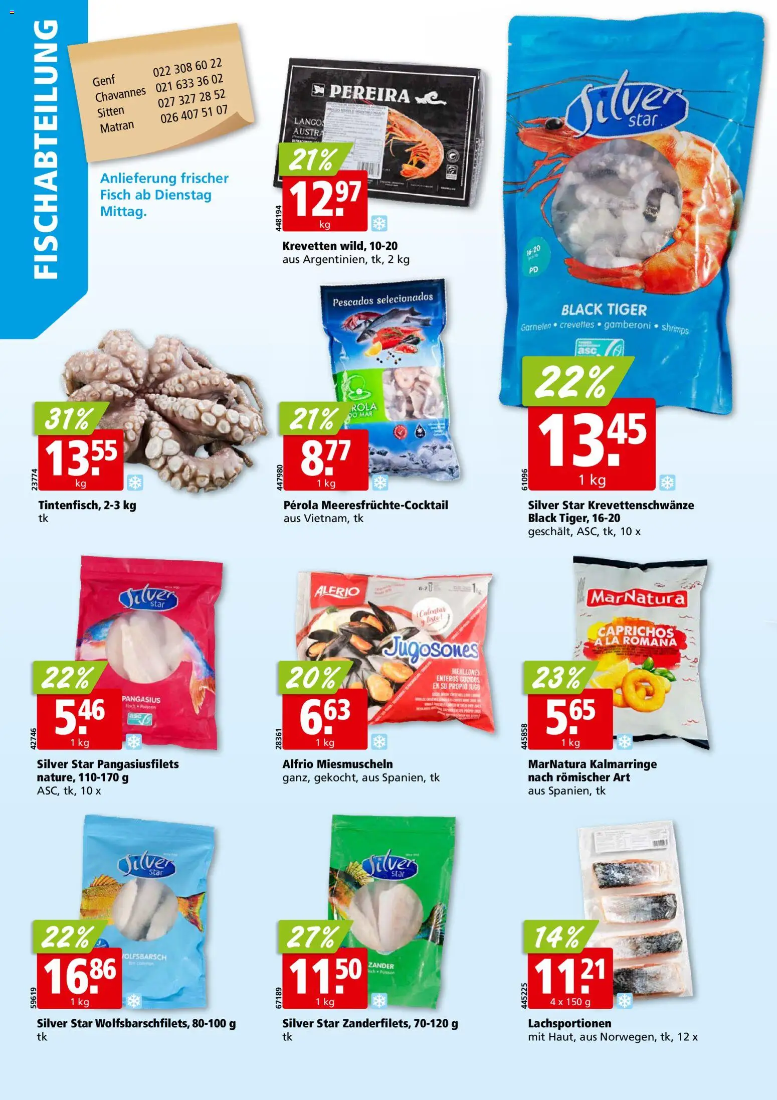 Aligro aktionen Chavannes, Matran, Genf, Sitten – gültig ab 10.08.2026 | Seite: 4 | Produkte: Fisch