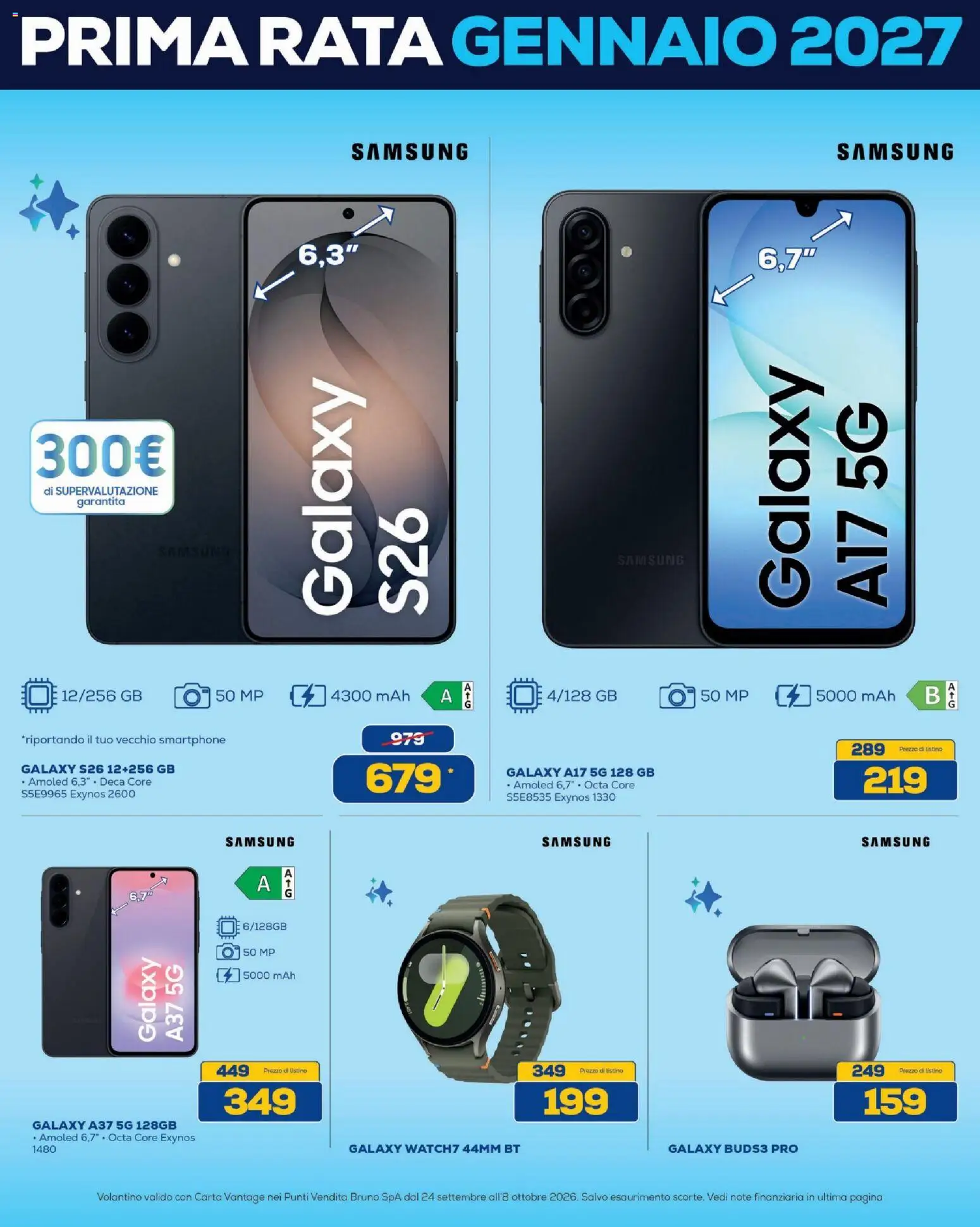 Volantino BRUNO del 24/09/2026 | Pagina: 10 | Prodotti: Smartphone, Samsung