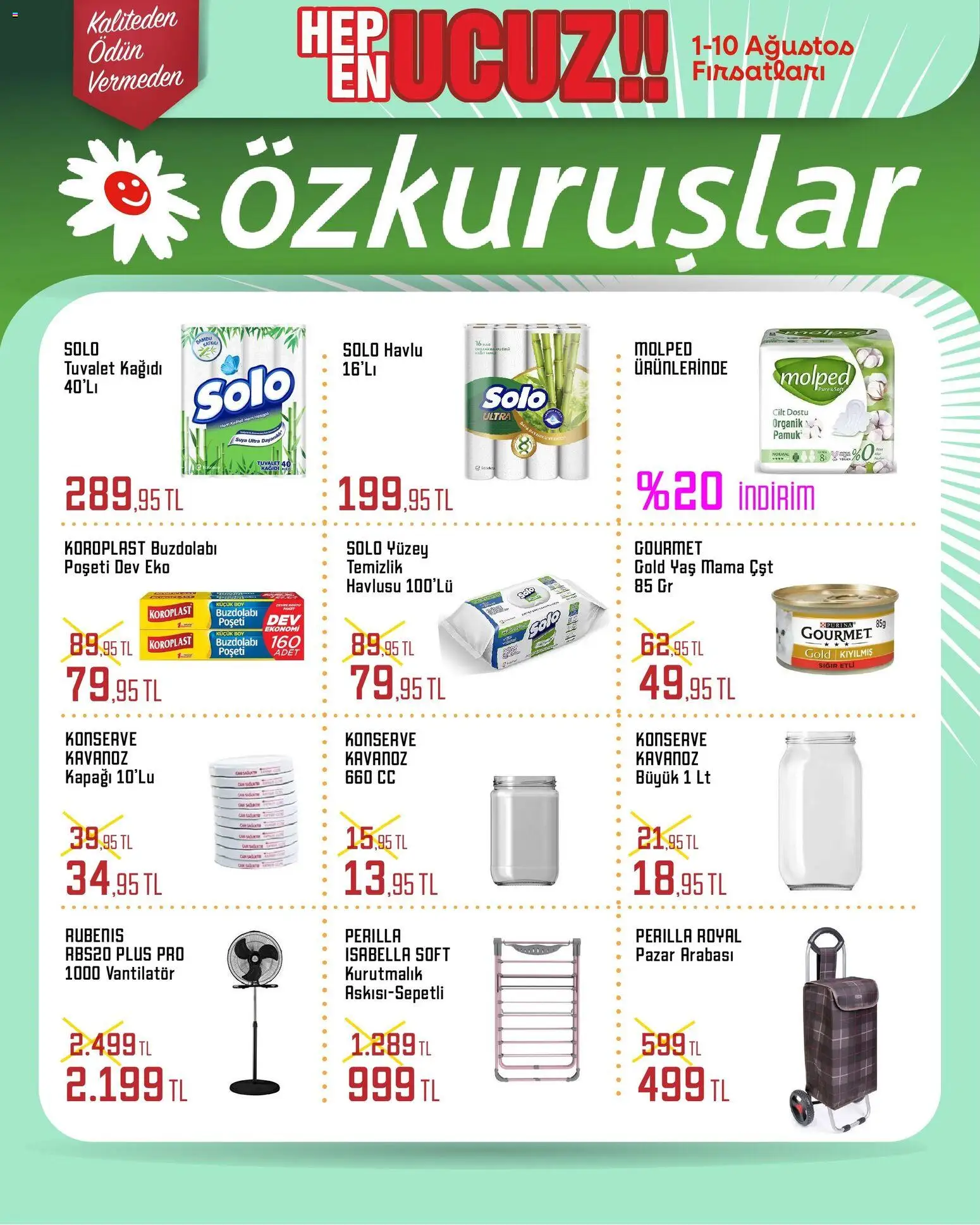 Özkuruşlar Katalog - 01 Ağustos 2026 tarihinden itibaren geçerlidir | Sayfa: 4