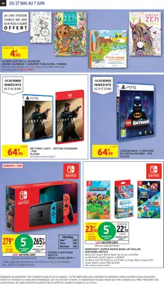 Intermarché - Prévisualisation de CONSOLE NINTENDO SWITCH NÉON/ ROUGE NÉON, CONSOLE NINTENDO SWITCH NÉON/ ROUGE NÉON valide à partir de 27.05.2026 | Page: 46