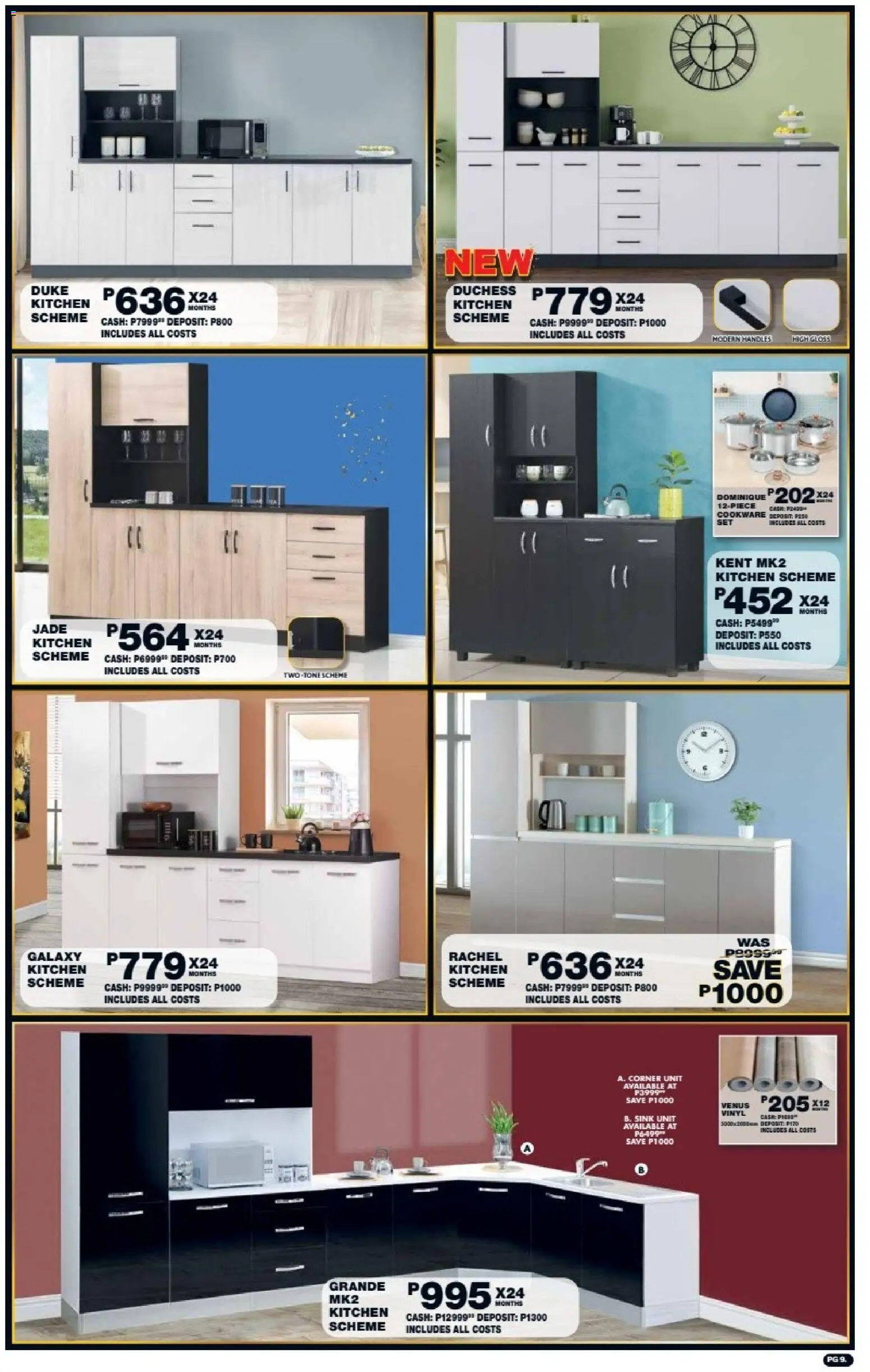 New Lewis Stores catalogue – valid from 10/08/2026 | Page: 9 | Products: Gloss, Cookware, Sink