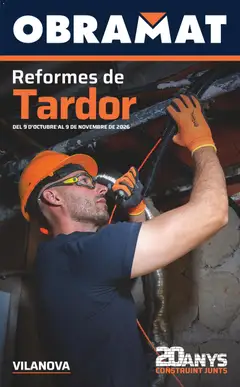 Vista previa Obramat - Reformas Otono Imprenta Almacenes 37 Vilanova 2026 válido desde el 09/10/2026