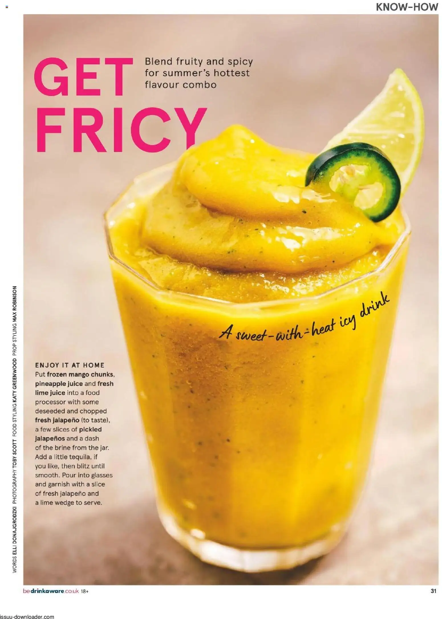 {H1} | Page: 31 | Products: Juice, Pineapple, Glasses, Mango