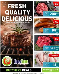 Super Save specials catalogue – valid from 15.05.2026