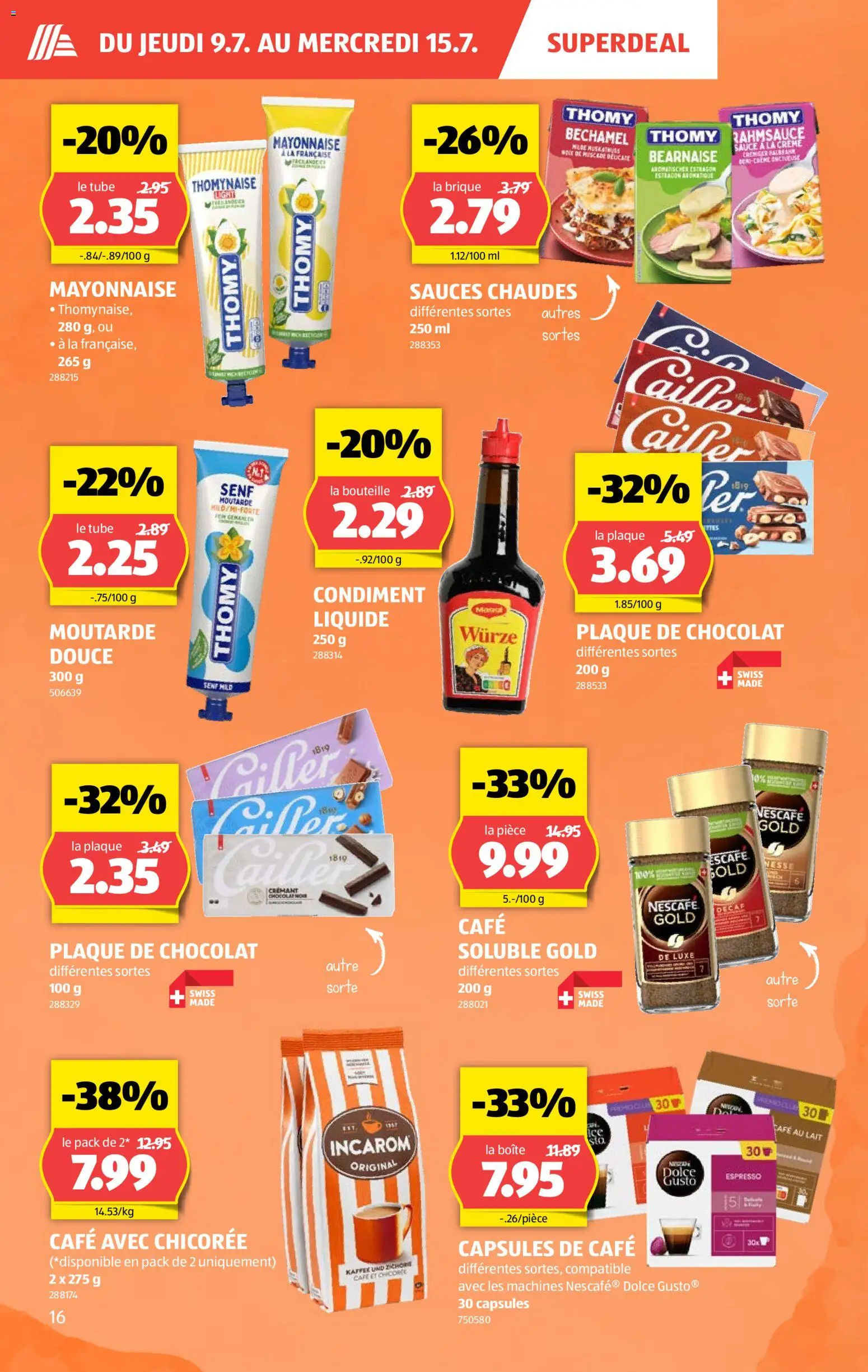 Aldi aktionen FR – gültig ab 09.07.2026 | Seite: 16 | Produkte: Mayonnaise, Creme
