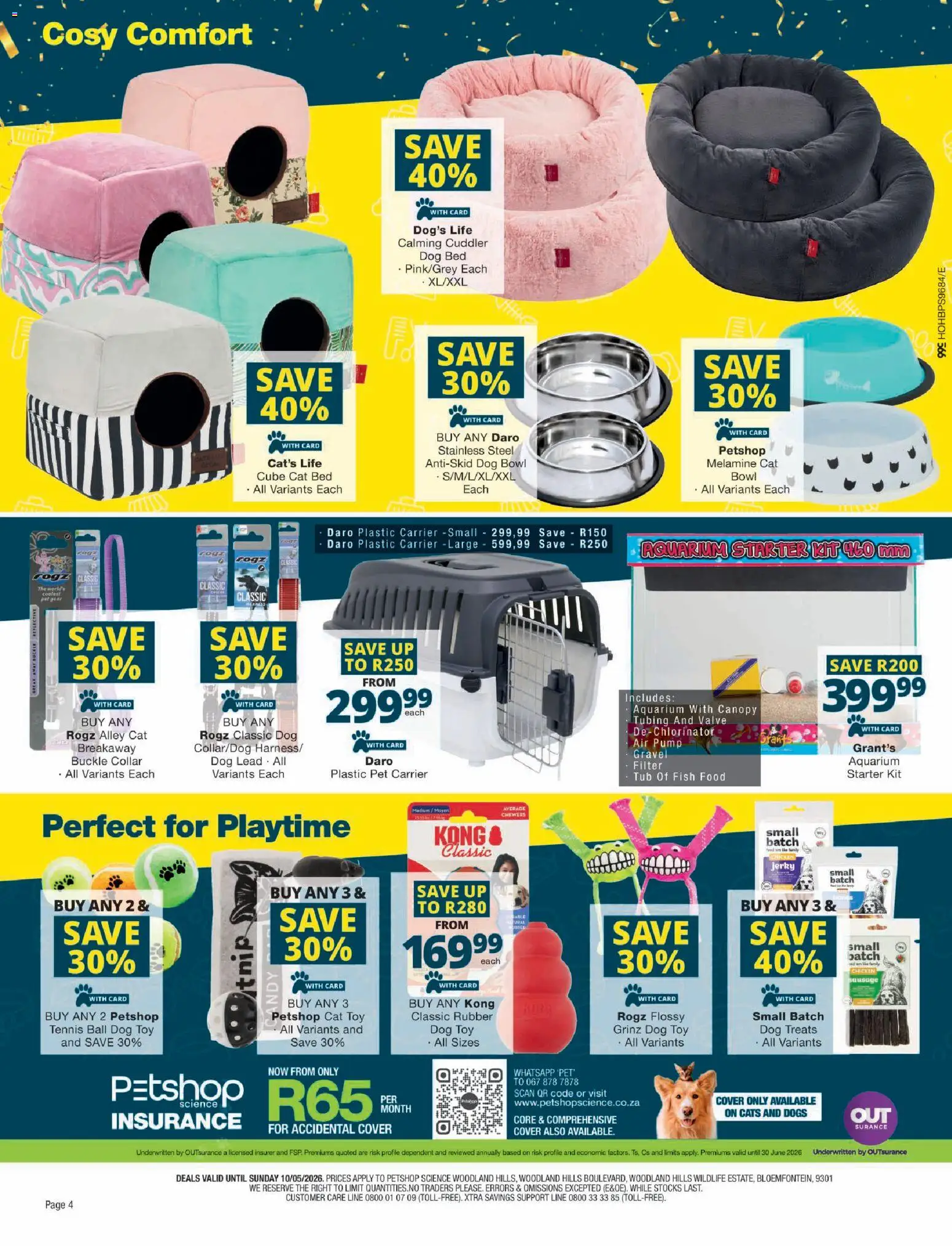 New Checkers catalogue – valid from 20.04.2026 | Page: 4 | Products: Cover, Bed, Chicken, Valve