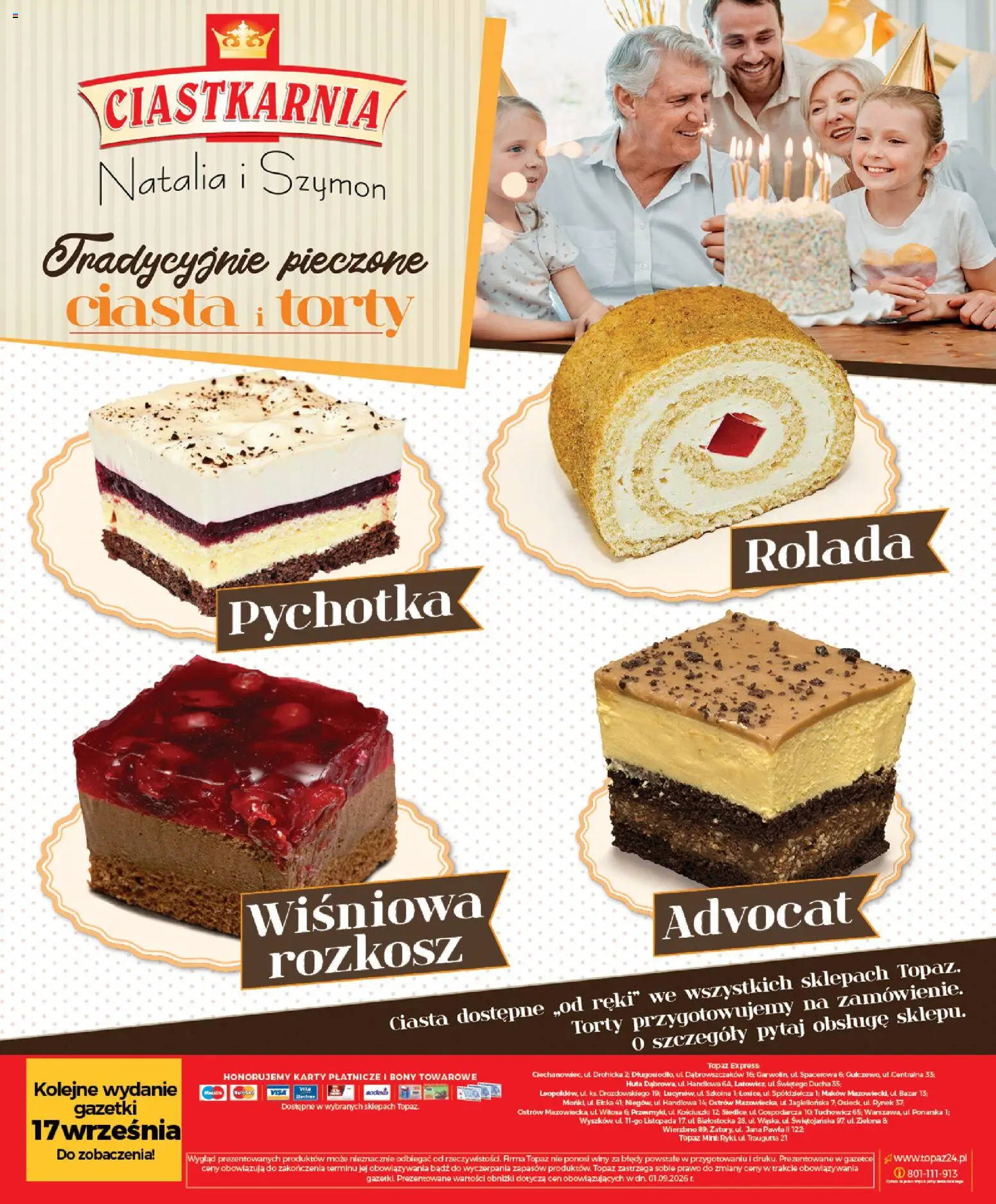 Topaz gazetka - Express od 10.09.2026 | Strona: 28 | Produkty: Rolada