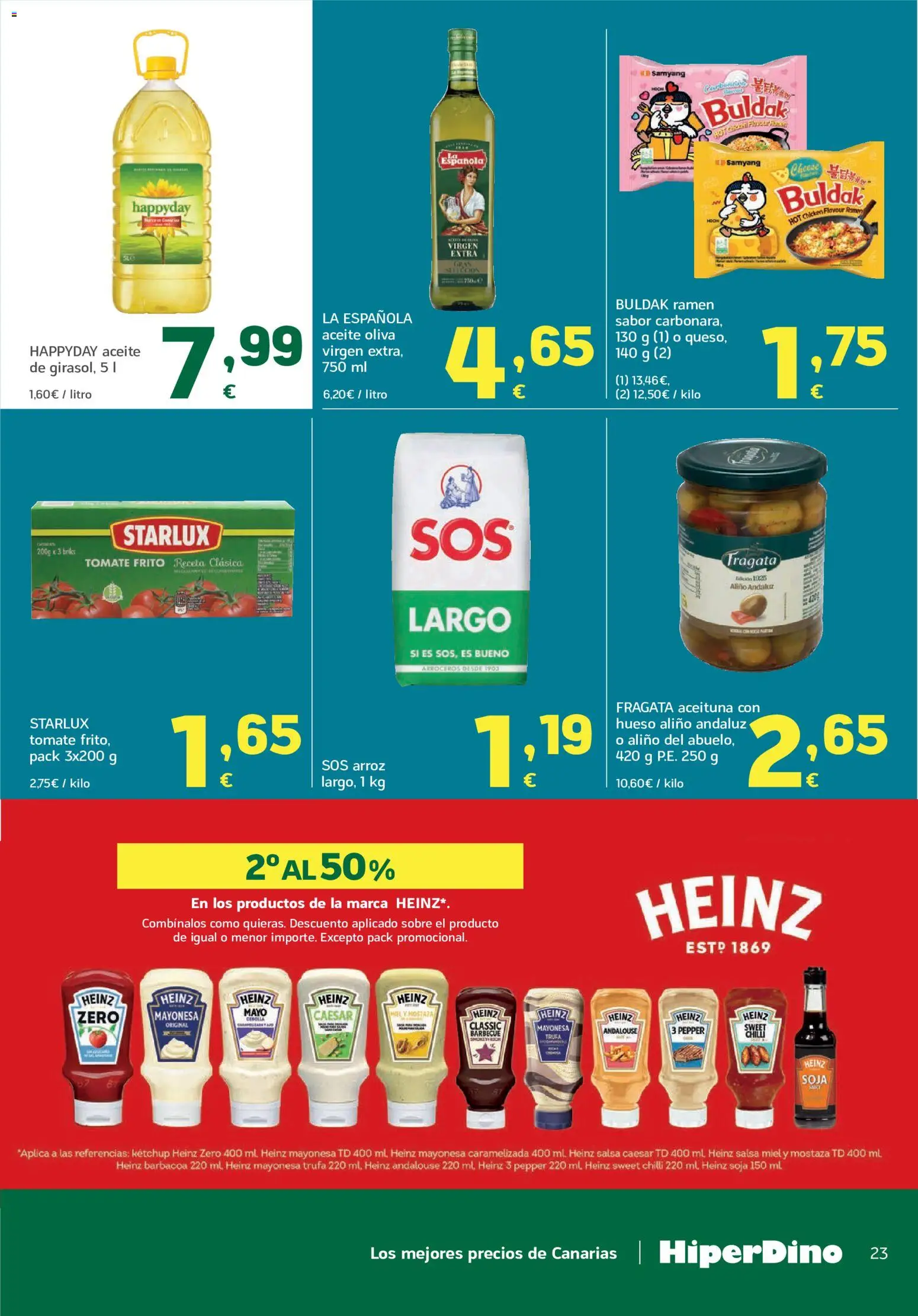 HiperDino folleto │ válido desde el 09/09/2026 | Página: 23 | Productos: Miel, Aceite, Tomate, Arroz