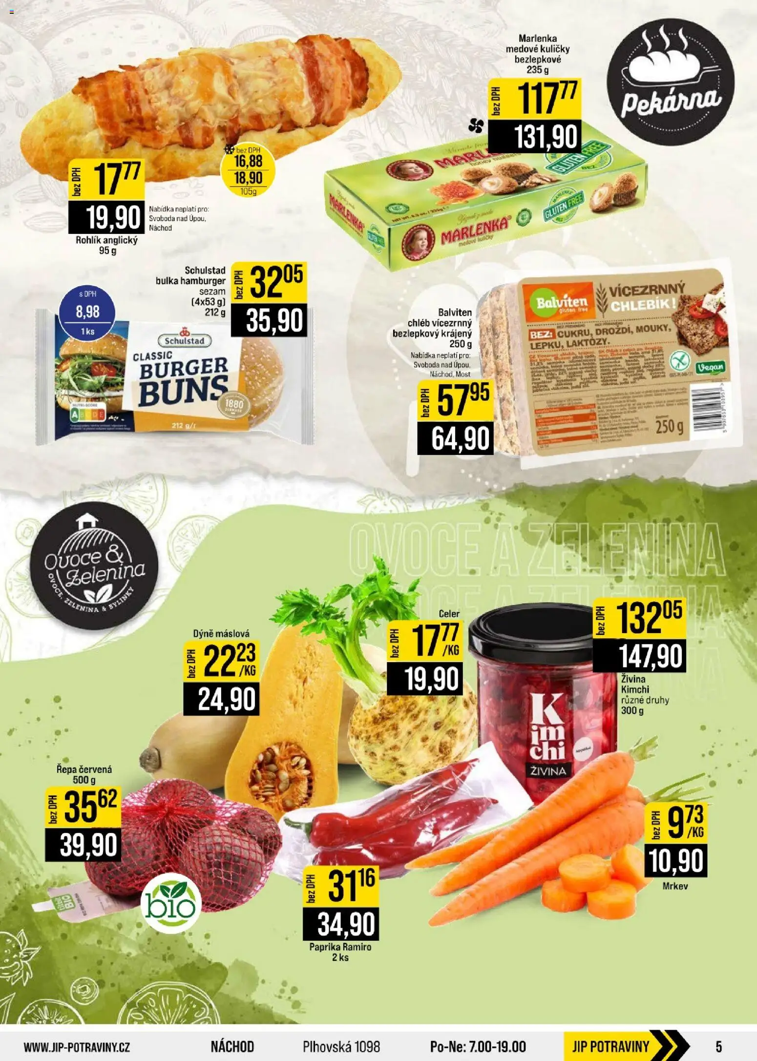 Jip leták - Cash & Carry od 14.10.2026 | Strana: 5 | Produkty: Ovoce a zelenina, Mrkev, Paprika, Dýně